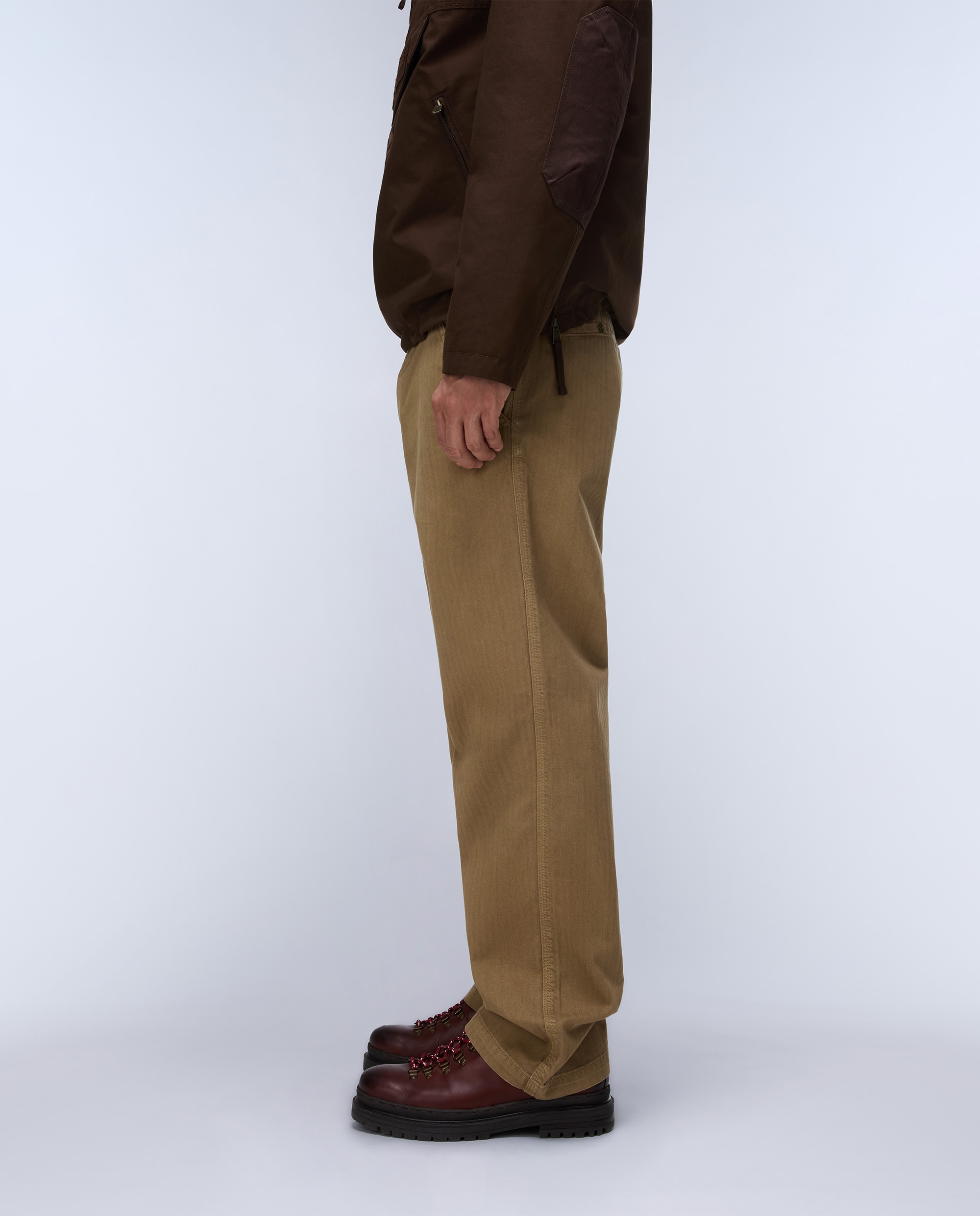 Pantalón chino de hombre m-khaima largo de corte regular - Napapijri - Marrón piedra Marrón piedra-2