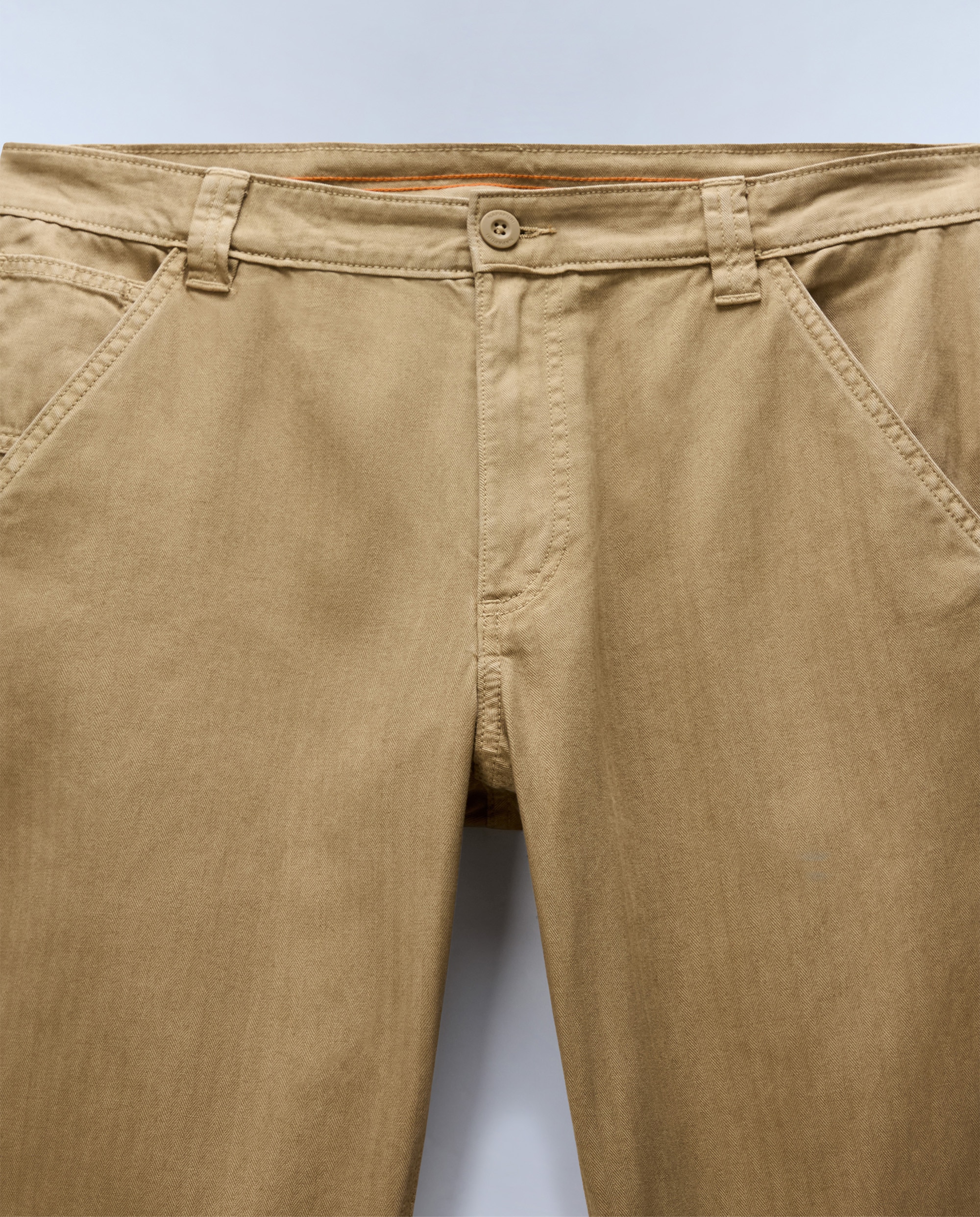 Pantalón chino de hombre m-khaima largo de corte regular - Napapijri - Marrón piedra Marrón piedra-5