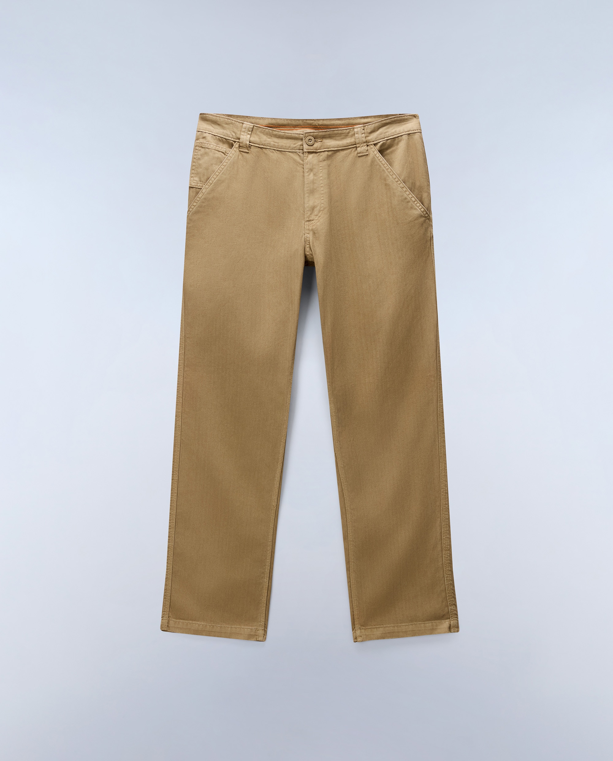 Pantalón chino de hombre m-khaima largo de corte regular - Napapijri - Marrón piedra Marrón piedra-6