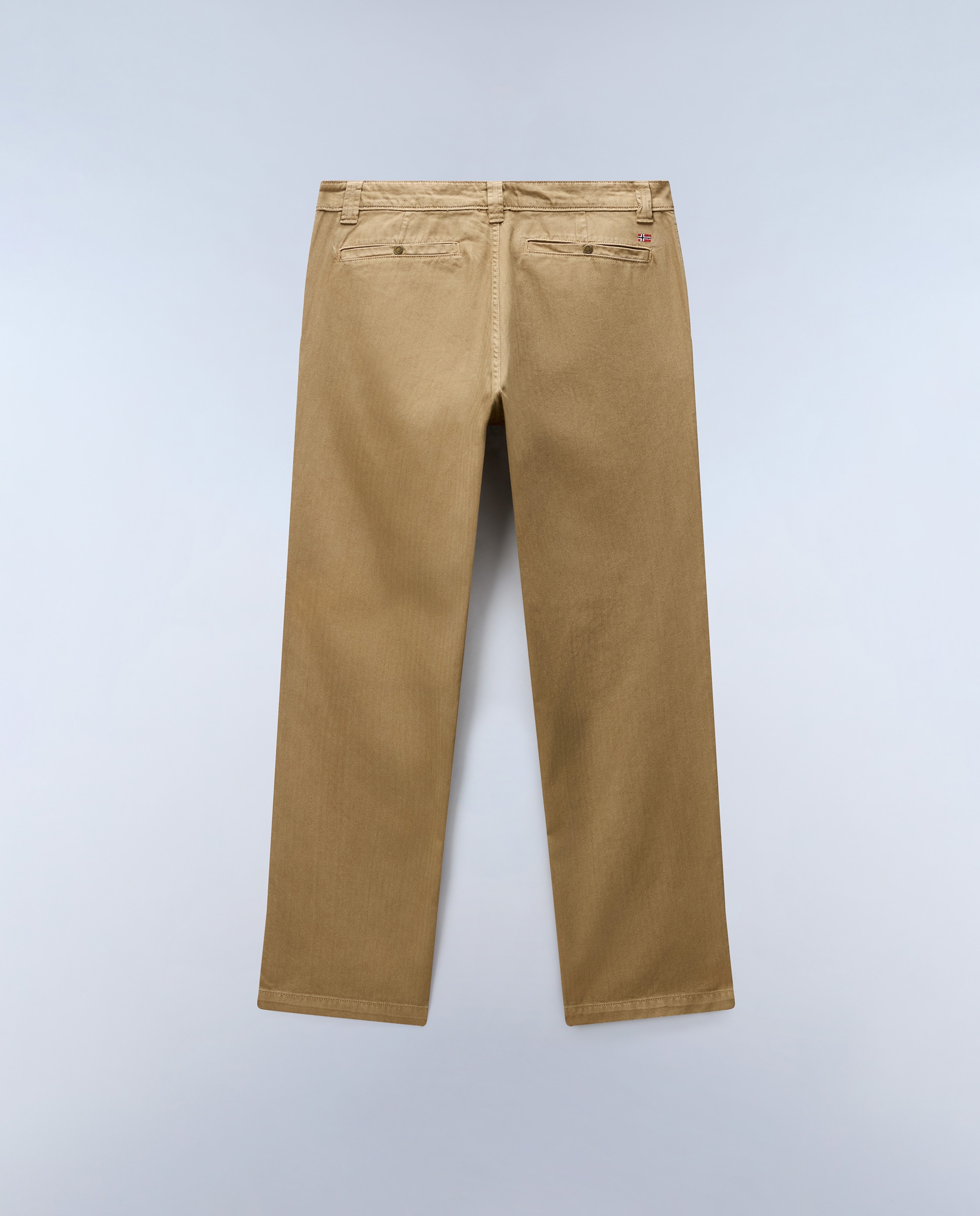 Pantalón chino de hombre m-khaima largo de corte regular - Napapijri - Marrón piedra Marrón piedra-4