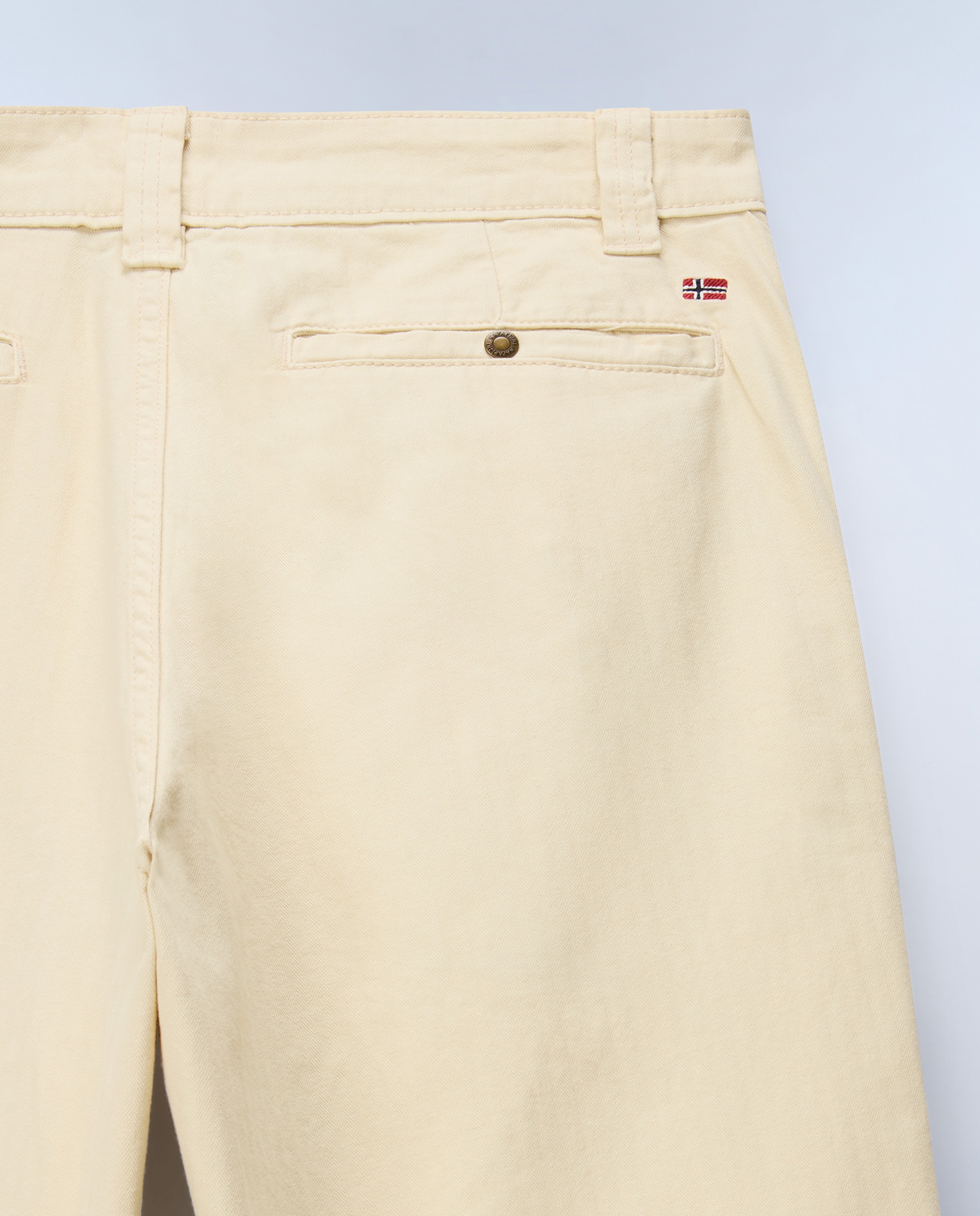 Pantalón chino de hombre m-khaima largo de corte regular - Napapijri - Hueso Hueso-5