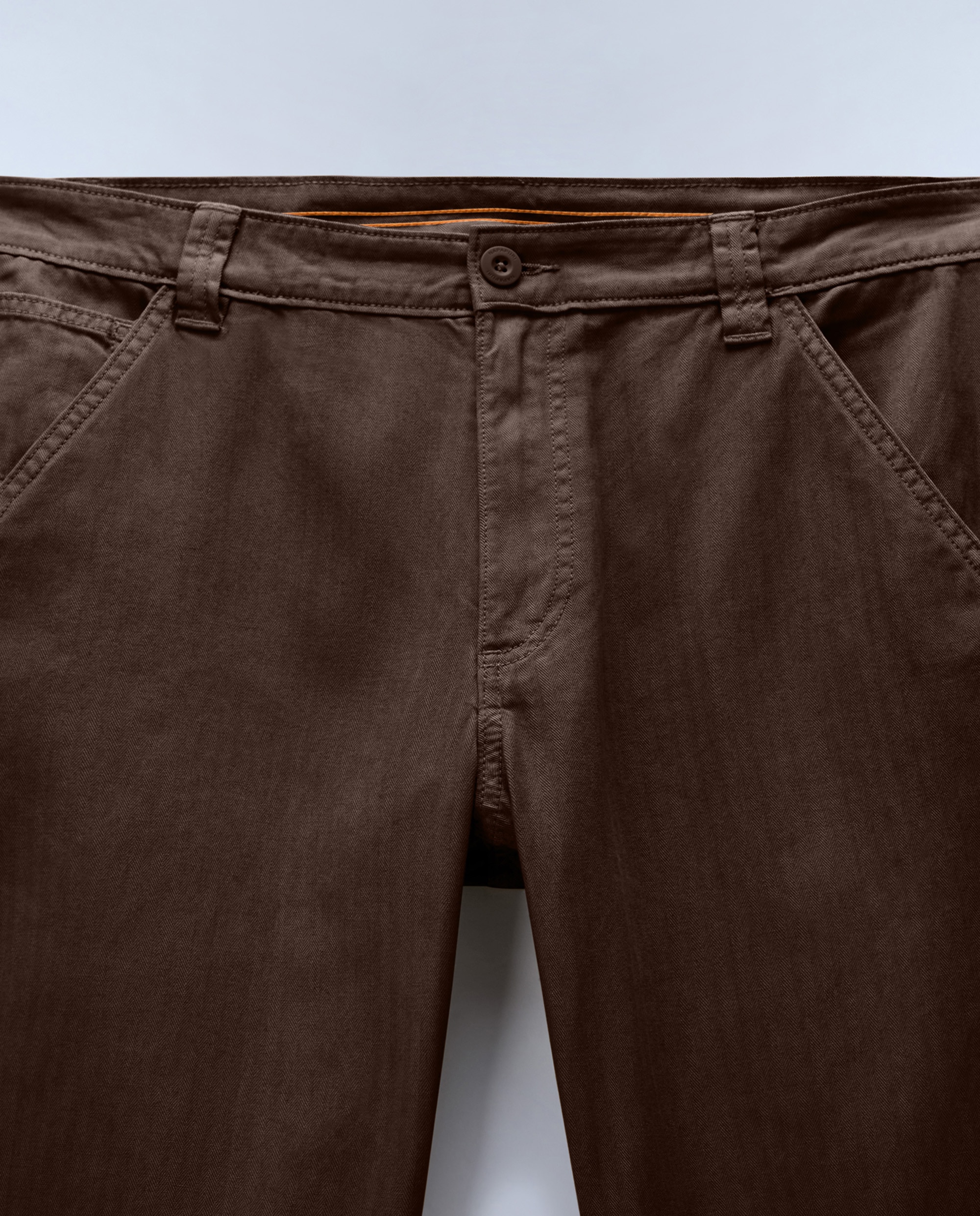 Imagen 5 de Pantalón chino de hombre m-khaima largo de corte regular - Napapijri - Marrón chocolate Marrón chocolate