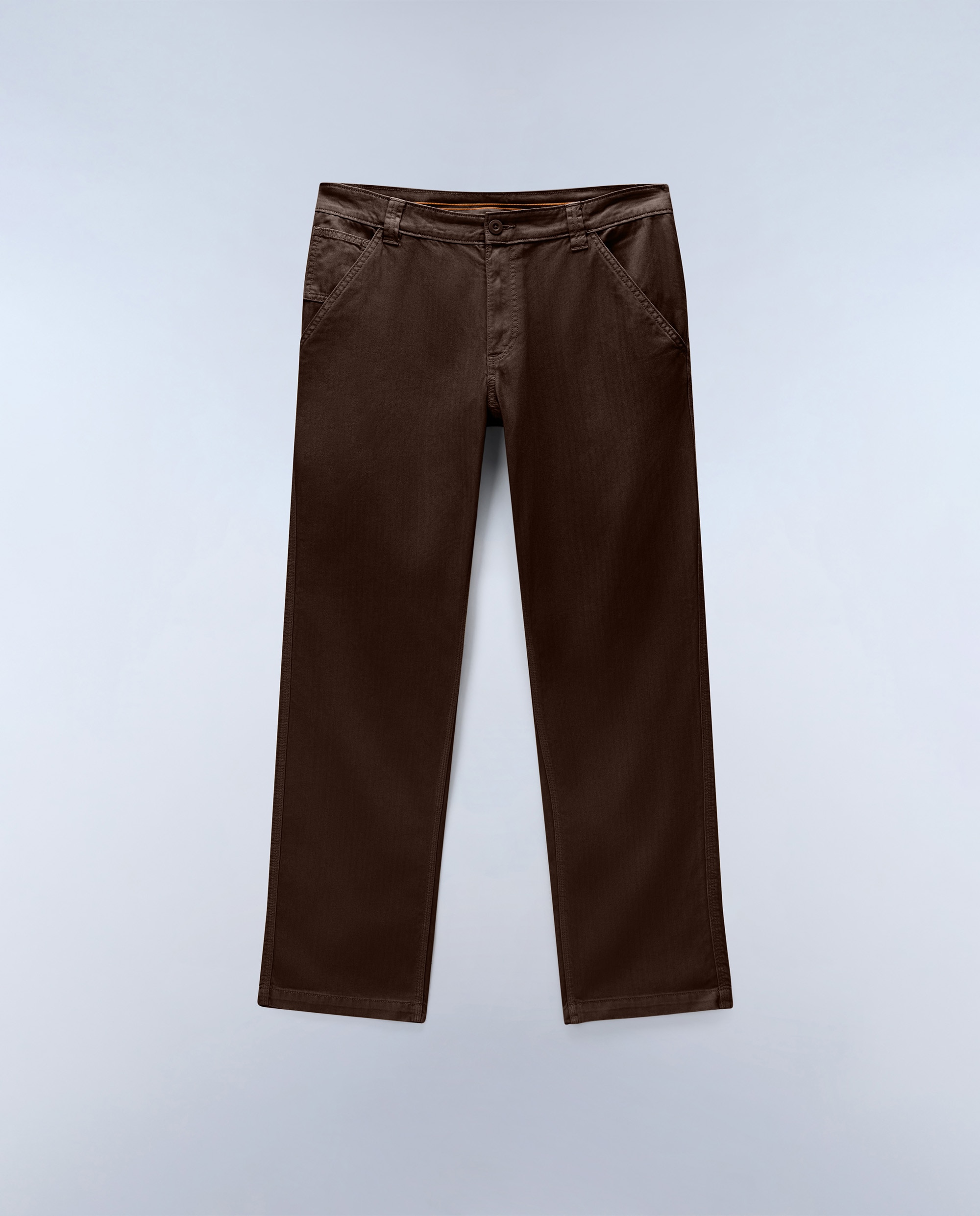 Imagen 7 de Pantalón chino de hombre m-khaima largo de corte regular - Napapijri - Marrón chocolate Marrón chocolate