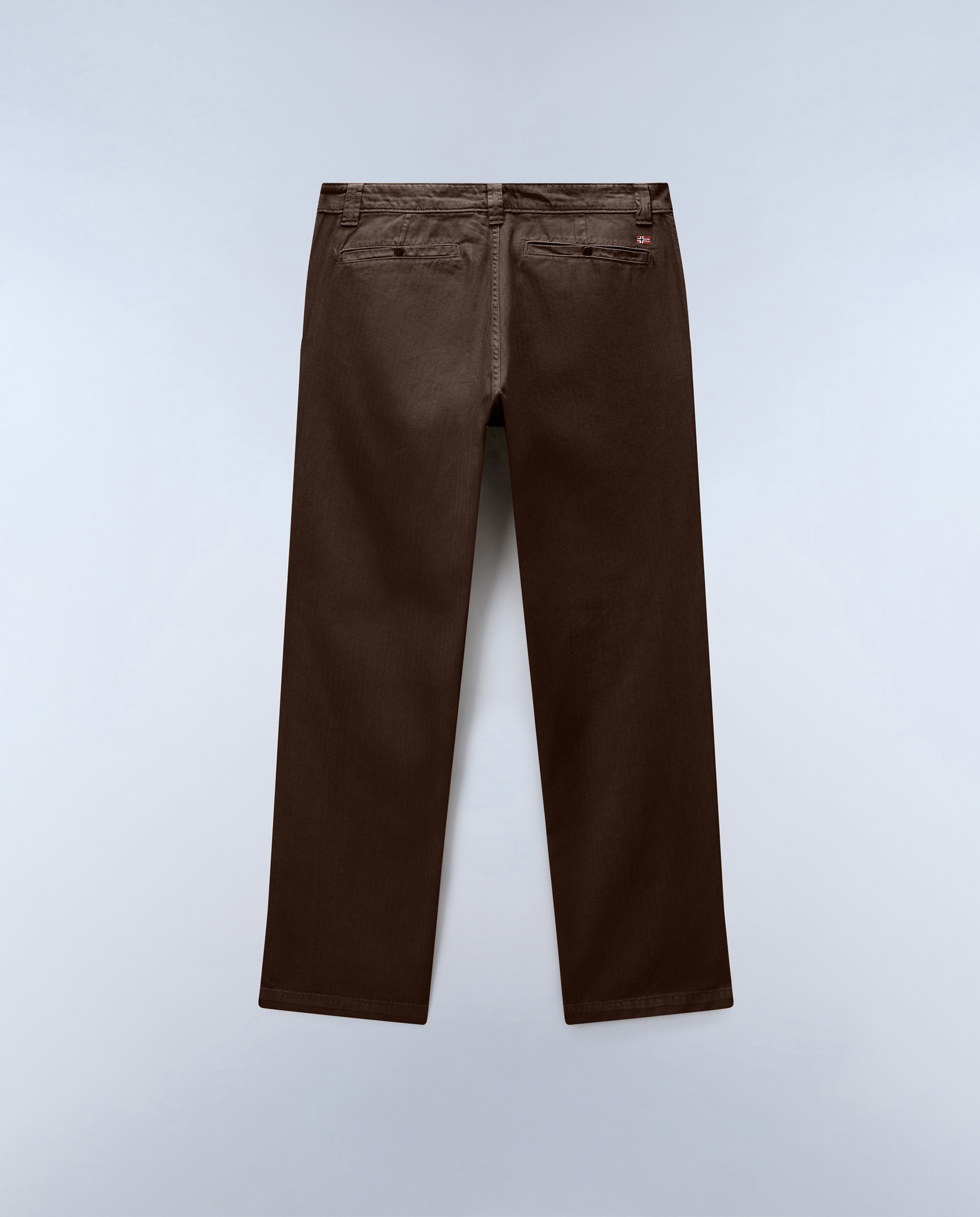 Imagen 6 de Pantalón chino de hombre m-khaima largo de corte regular - Napapijri - Marrón chocolate Marrón chocolate