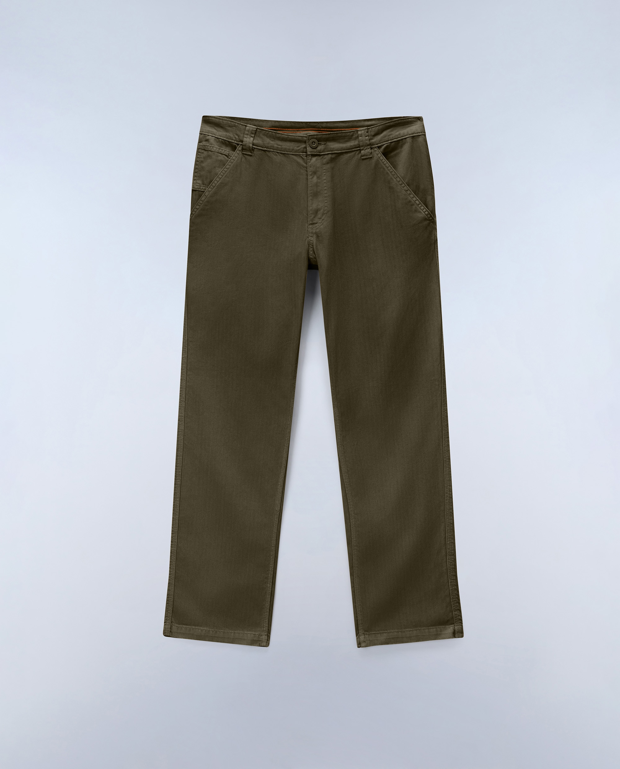 Pantalón chino de hombre m-khaima largo de corte regular - Napapijri - Verde Oliva Verde Oliva-4