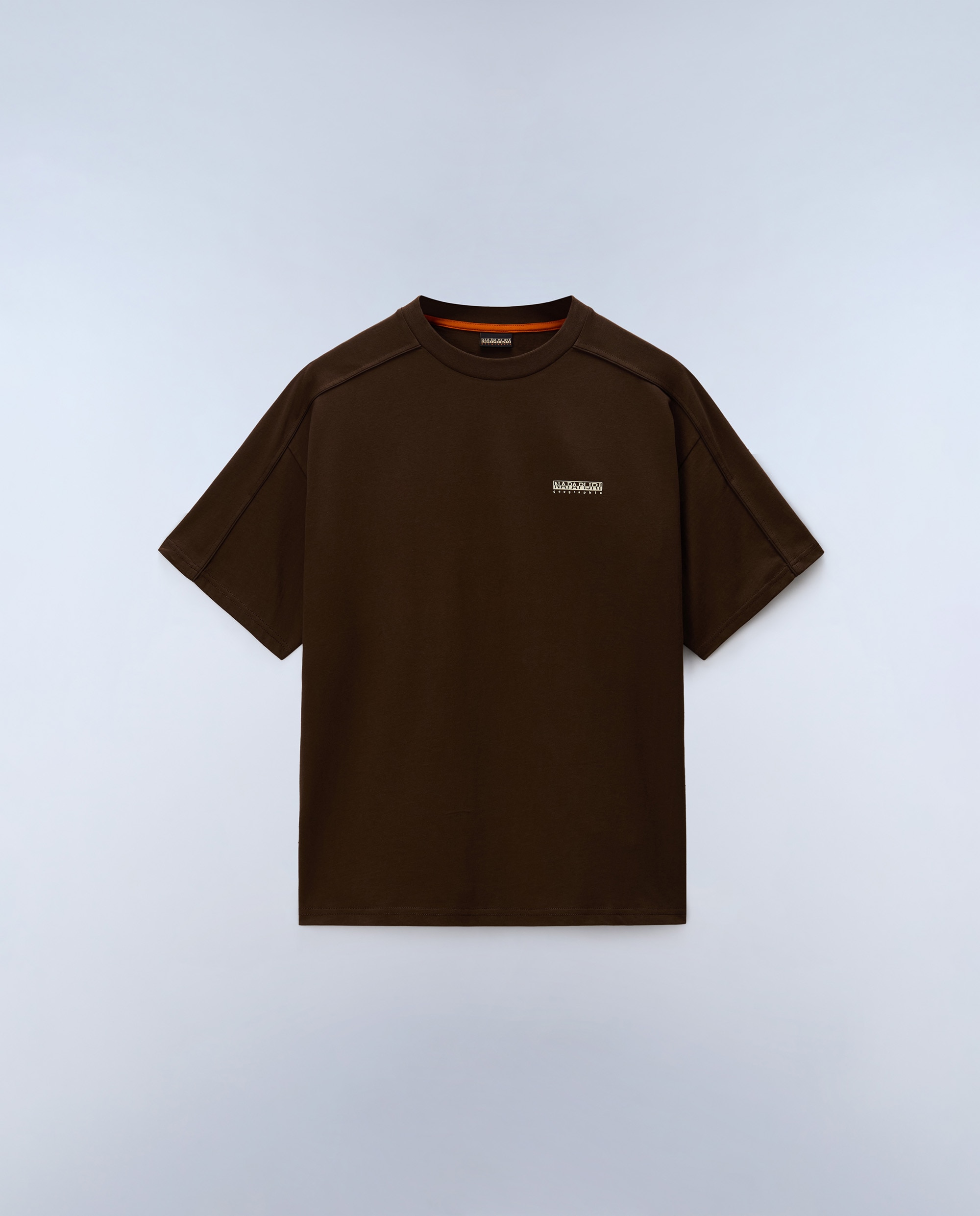 Imagen 6 de Camiseta de hombre teza de manga corta - Napapijri - Marrón chocolate Marrón chocolate