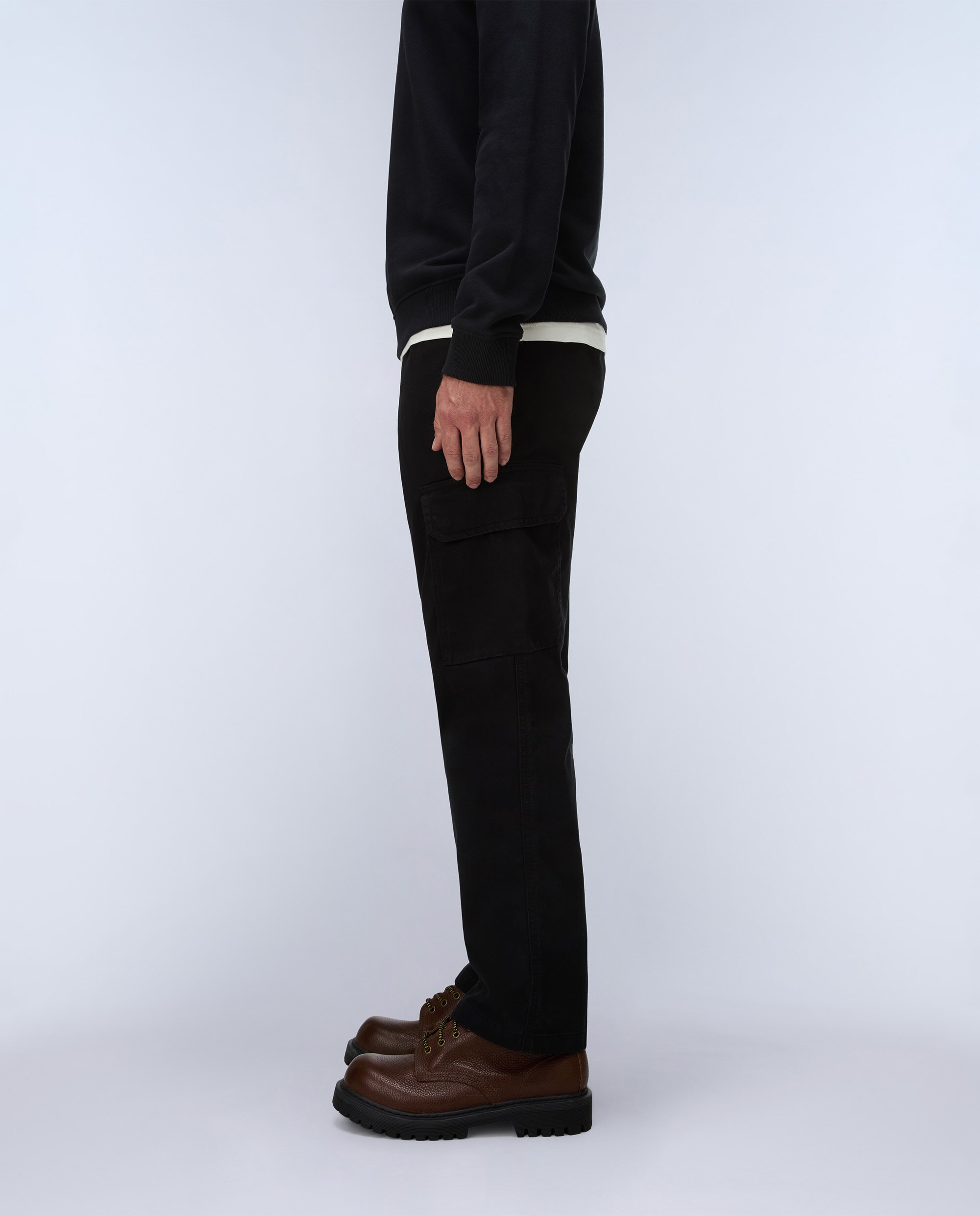 Pantalones cargo de hombre m-cargo largos de corte regular - Napapijri - Negro Negro-2