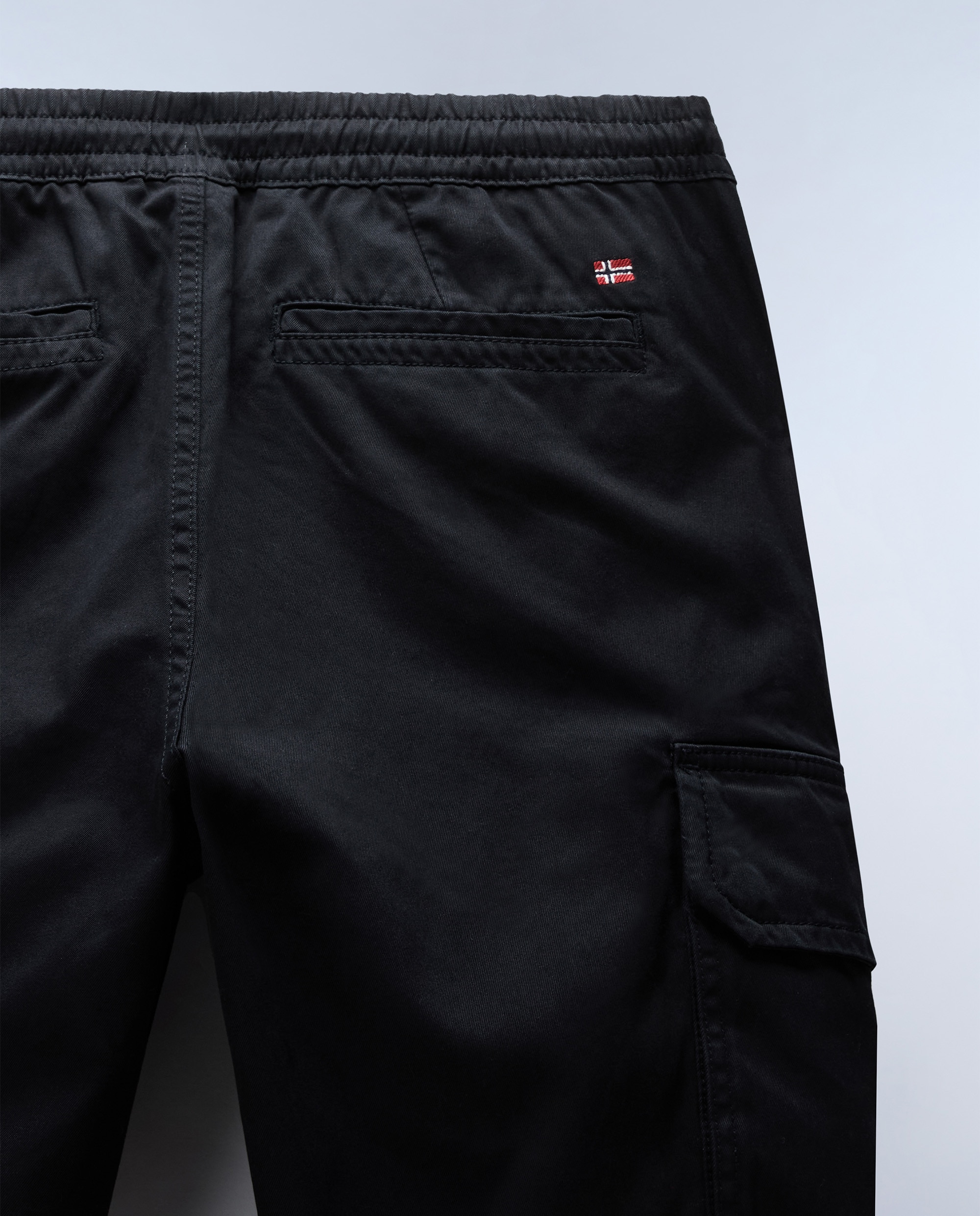 Pantalones cargo de hombre m-cargo largos de corte regular - Napapijri - Negro Negro-4