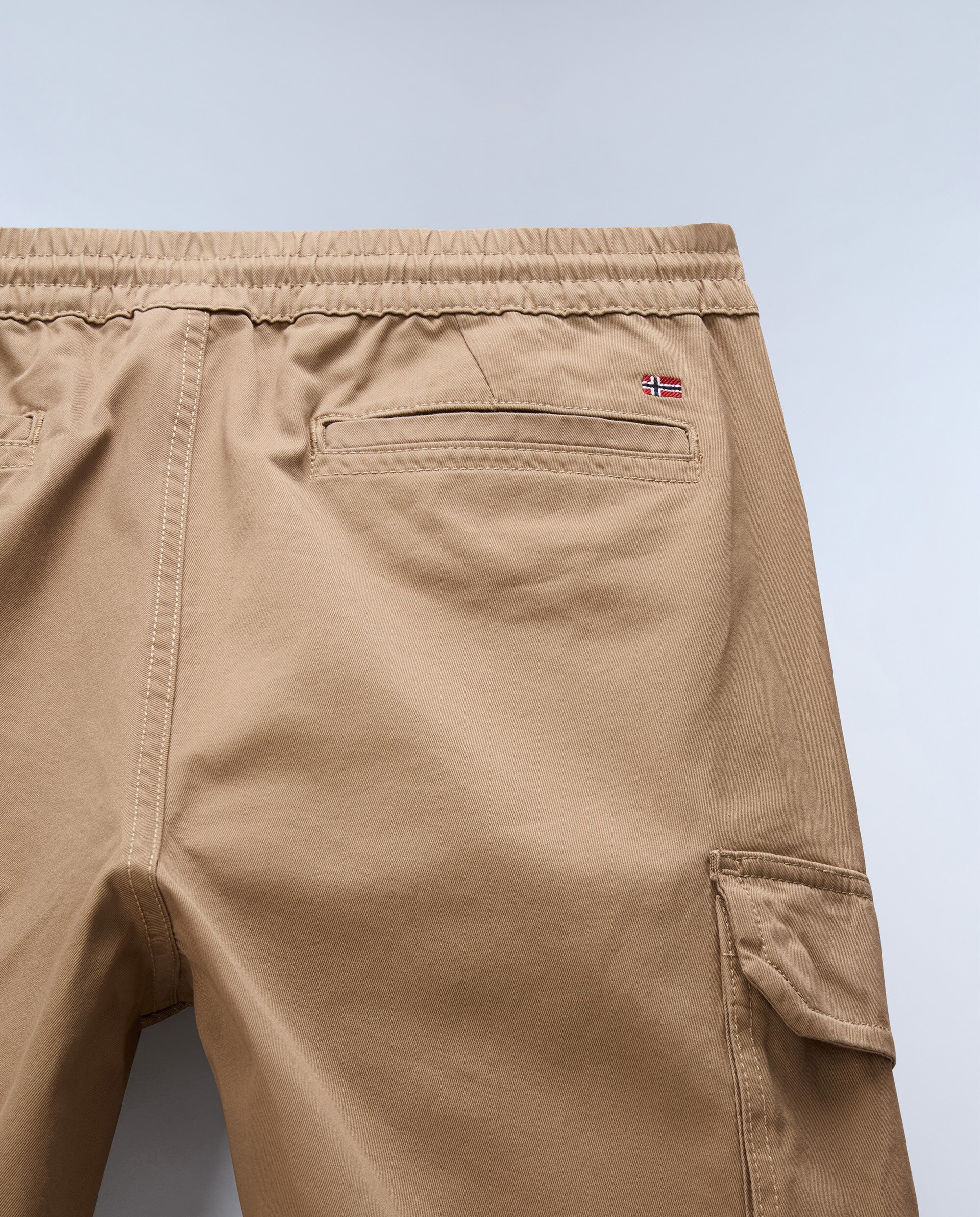 Pantalones cargo de hombre m-cargo largos de corte regular - Napapijri - Marrón piedra Marrón piedra-5