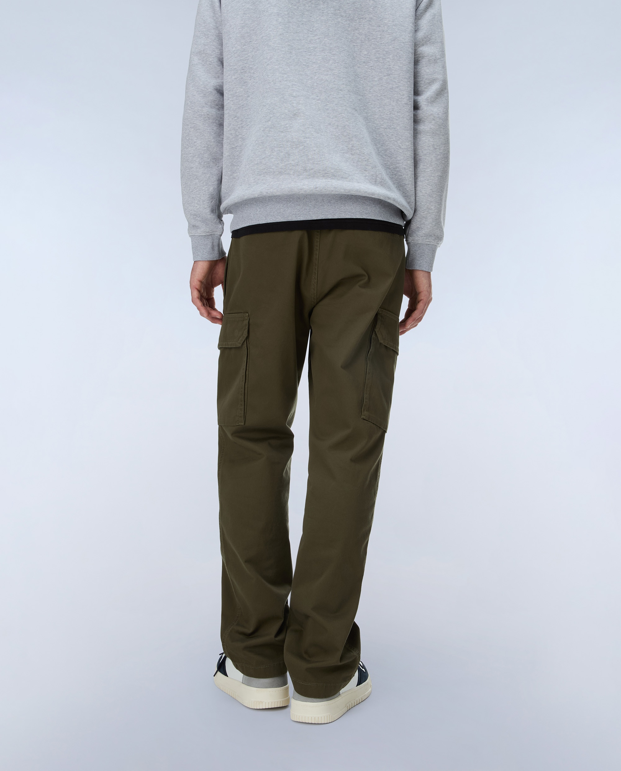 Pantalones cargo de hombre m-cargo largos de corte regular - Napapijri - Verde Oliva Verde Oliva-3