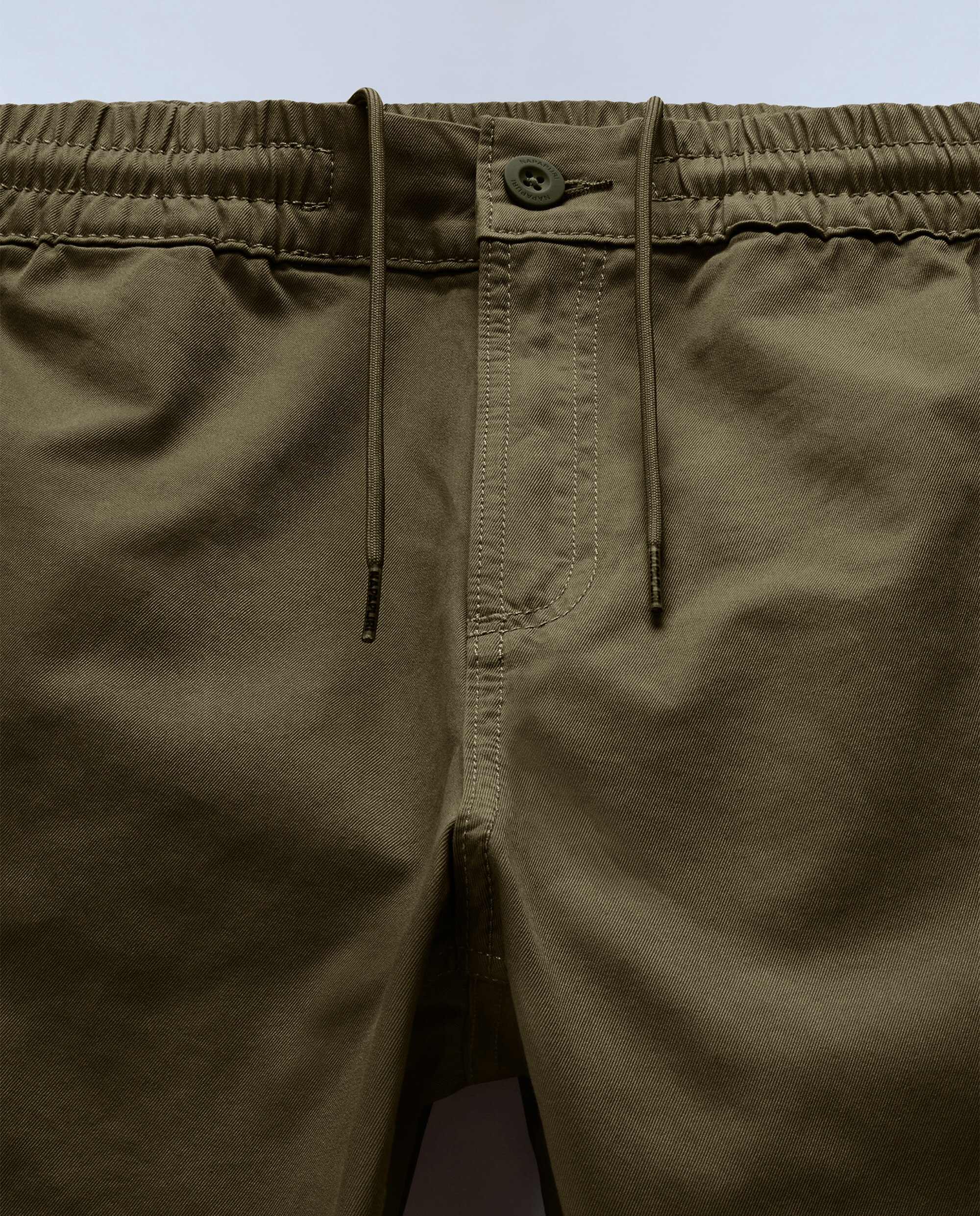 Pantalones cargo de hombre m-cargo largos de corte regular - Napapijri - Verde Oliva Verde Oliva-4