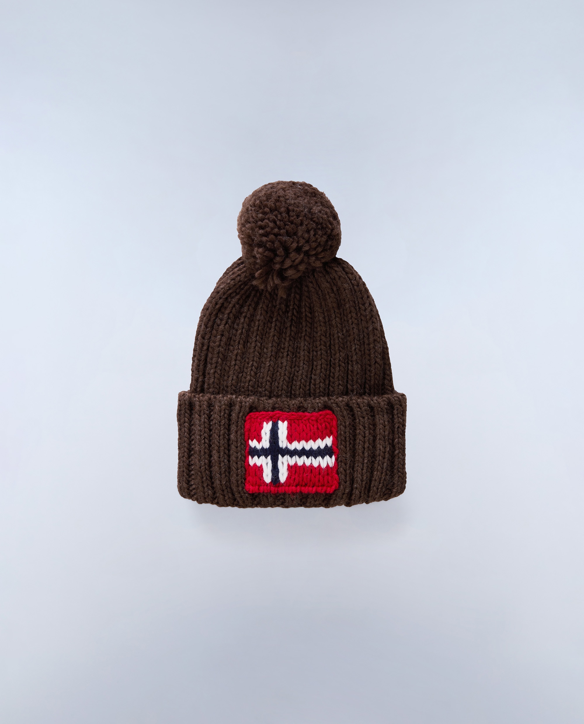 Imagen 0 de Gorro unisex  semiury 5 con logo frontal Marrón chocolate
