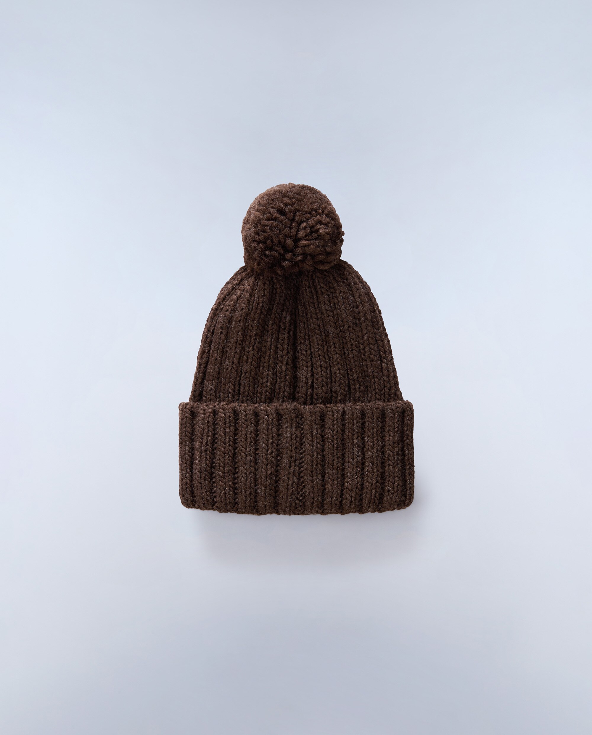 Gorro unisex semiury 5 con logo frontal - Napapijri - Marrón chocolate Marrón chocolate-3