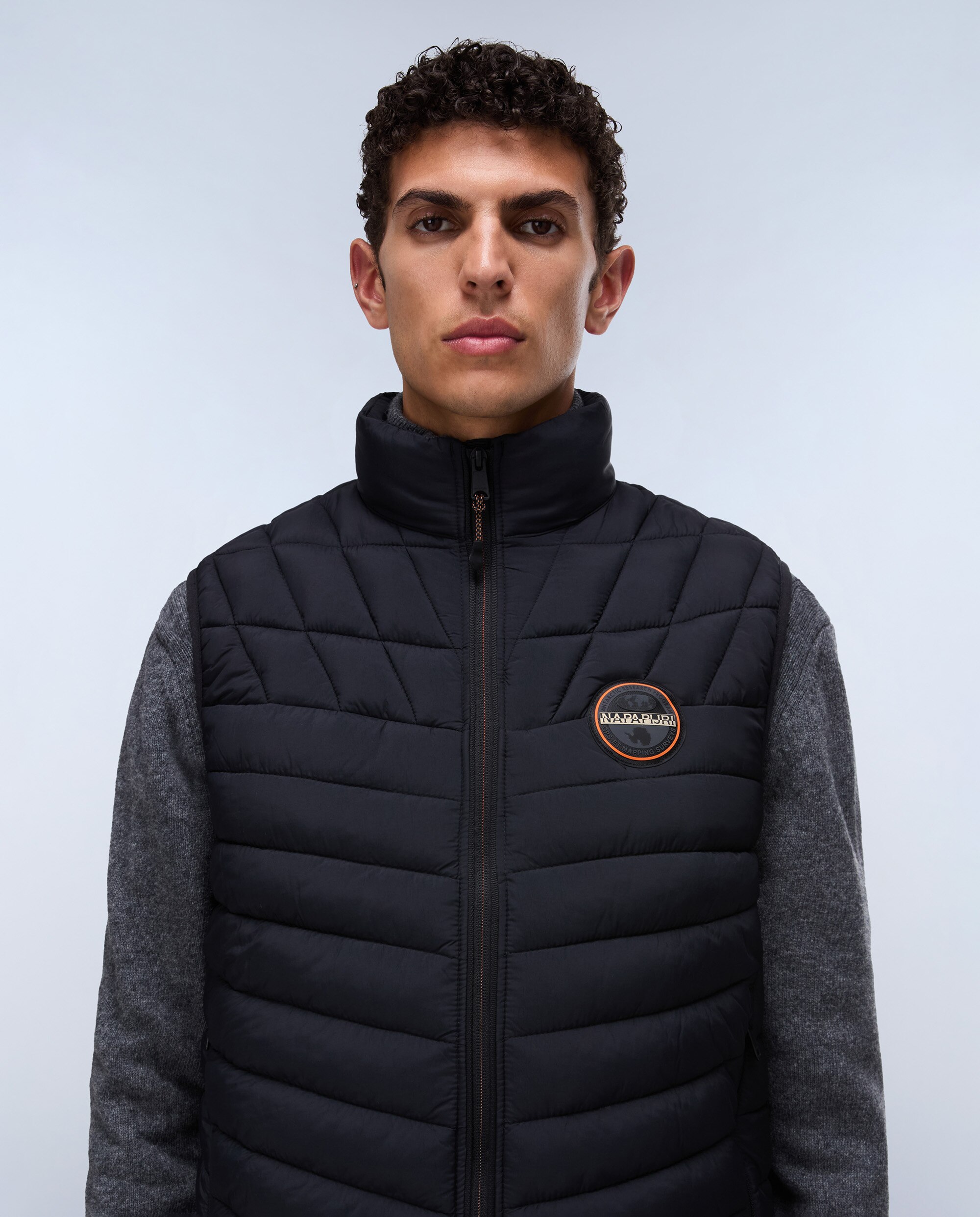 Chaleco de hombre Lapaz guateado - Napapijri - Negro Negro-2