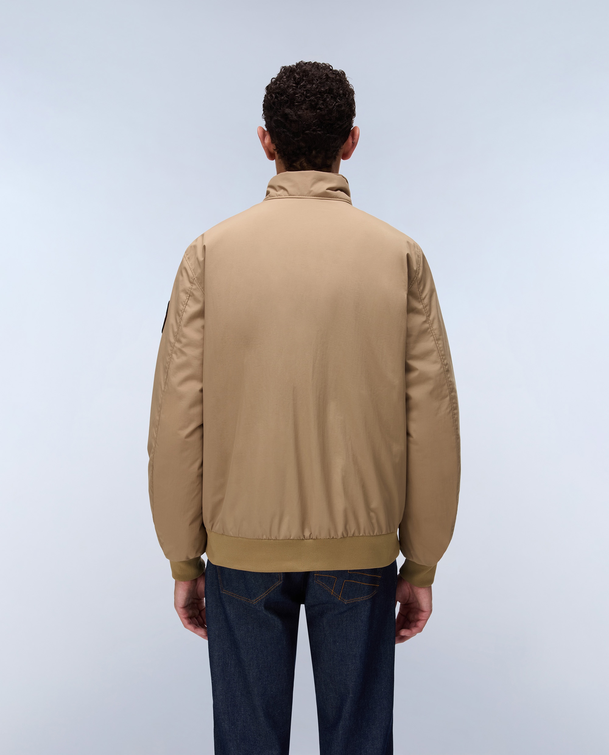 Imagen 4 de Chaqueta de hombre giovi winter 1 encerada con cremallera - Napapijri - Beige Beige