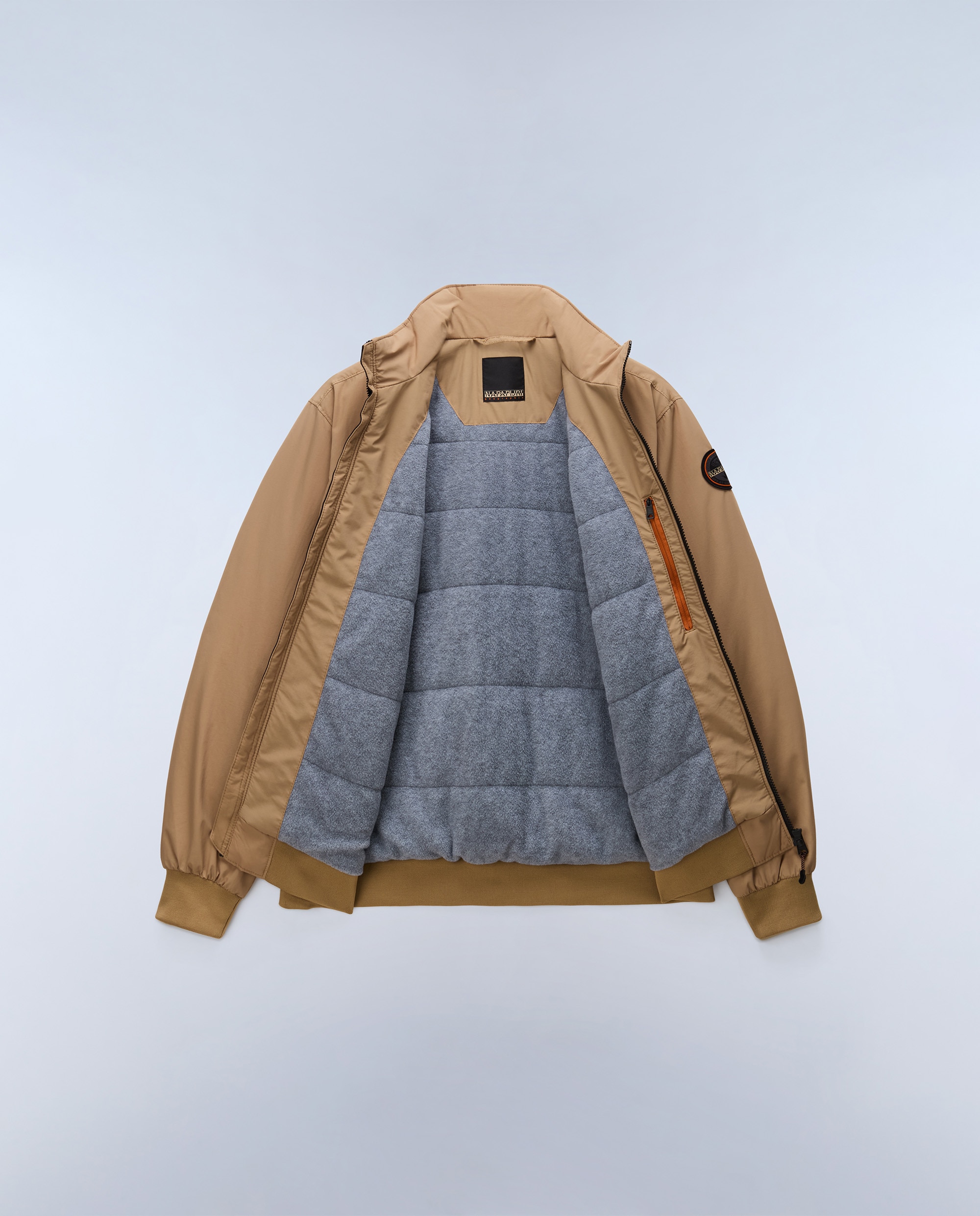 Imagen 6 de Chaqueta de hombre giovi winter 1 encerada con cremallera - Napapijri - Beige Beige