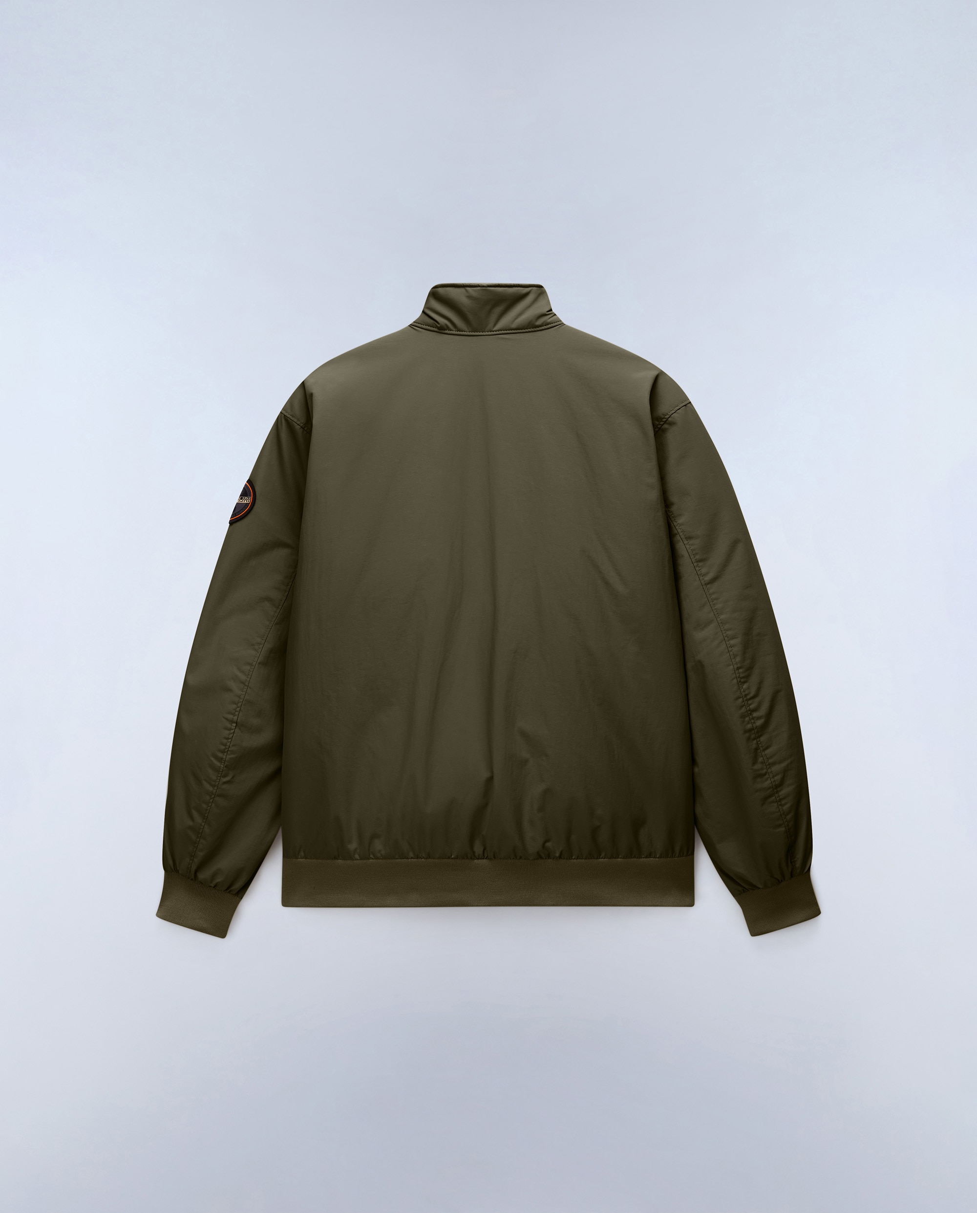 Imagen 8 de Chaqueta de hombre giovi winter 1 encerada con cremallera - Napapijri - Verde grisáceo Verde grisáceo