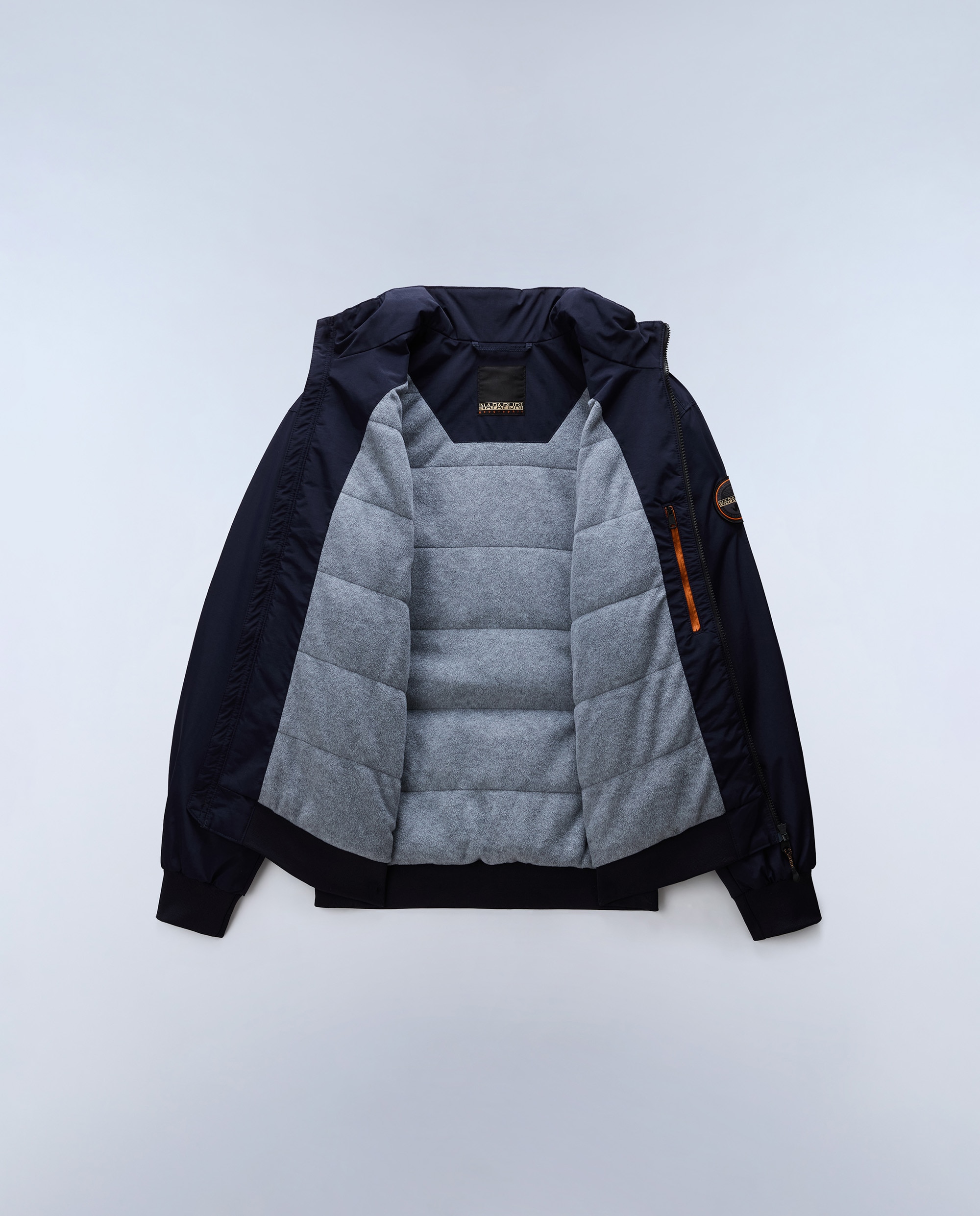 Imagen 6 de Chaqueta de hombre giovi winter 1 encerada con cremallera - Napapijri - Azul marino Azul marino