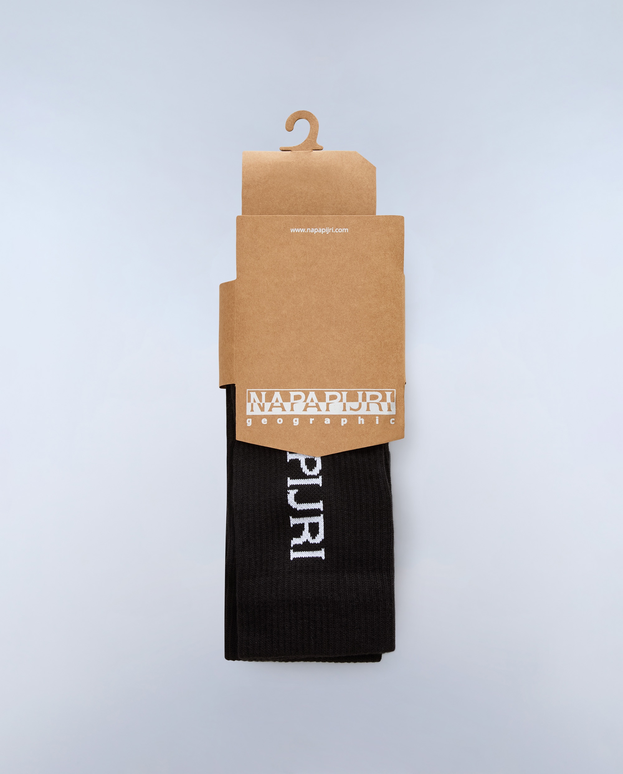 Imagen 2 de Calcetines altos hoku pack de dos pares con logo napapijri lateral - Negro Negro