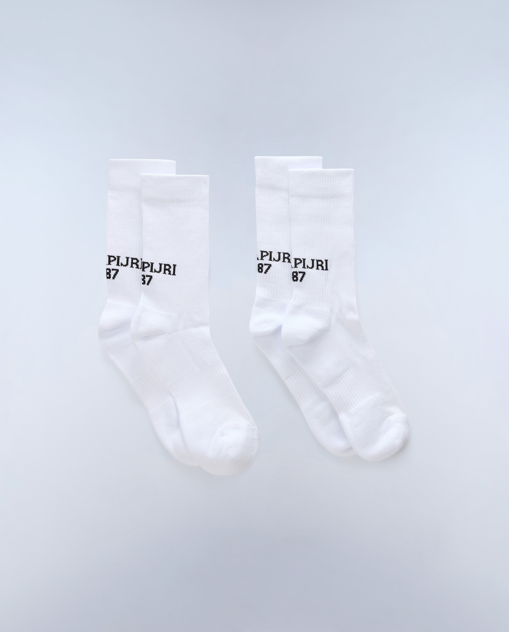 Imagen 1 de Calcetines altos atlas con logo napapijri trasero pack de dos pares - Blanco Blanco