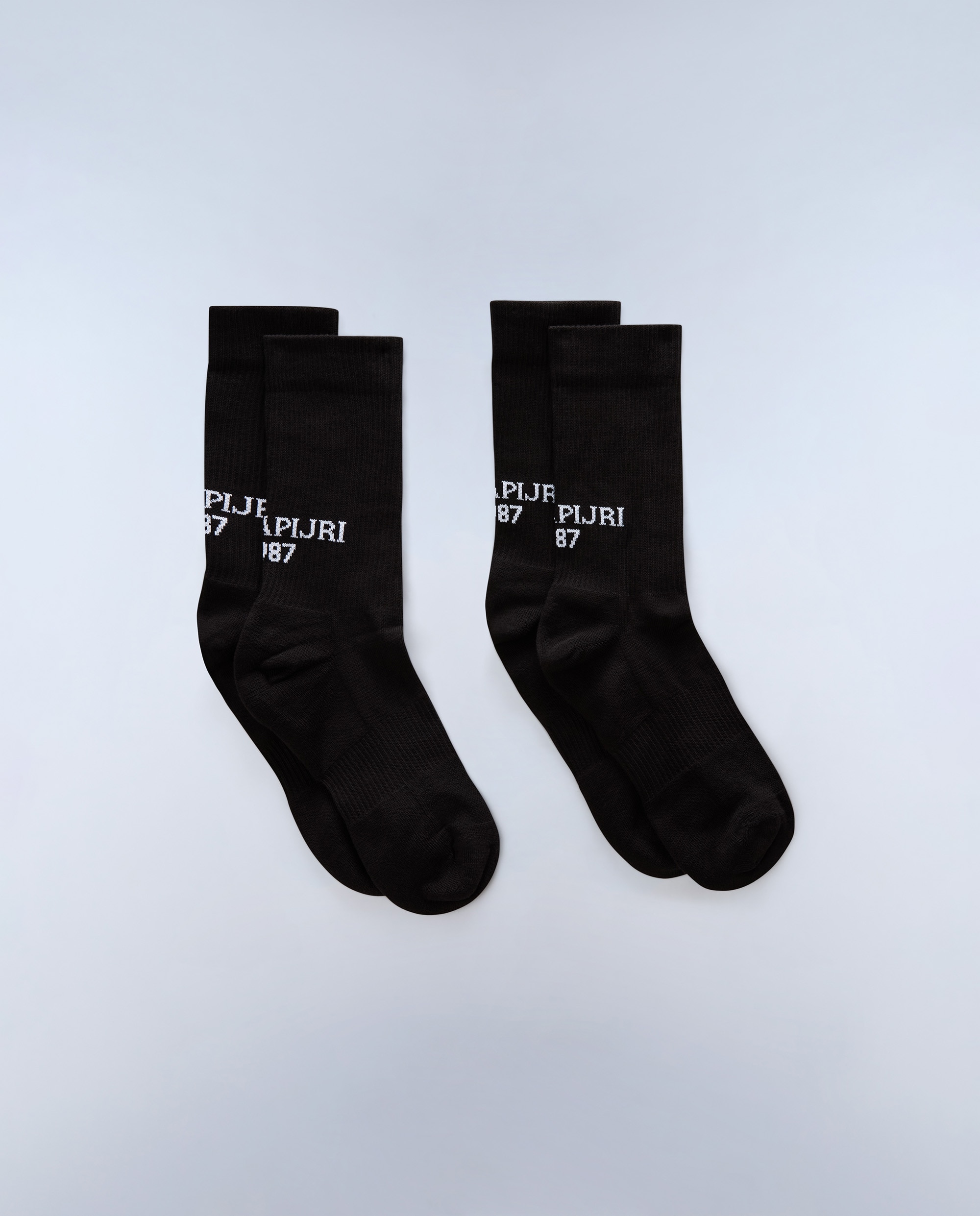 Calcetines altos atlas con logo napapijri trasero pack de dos pares - Naranja Naranja-1