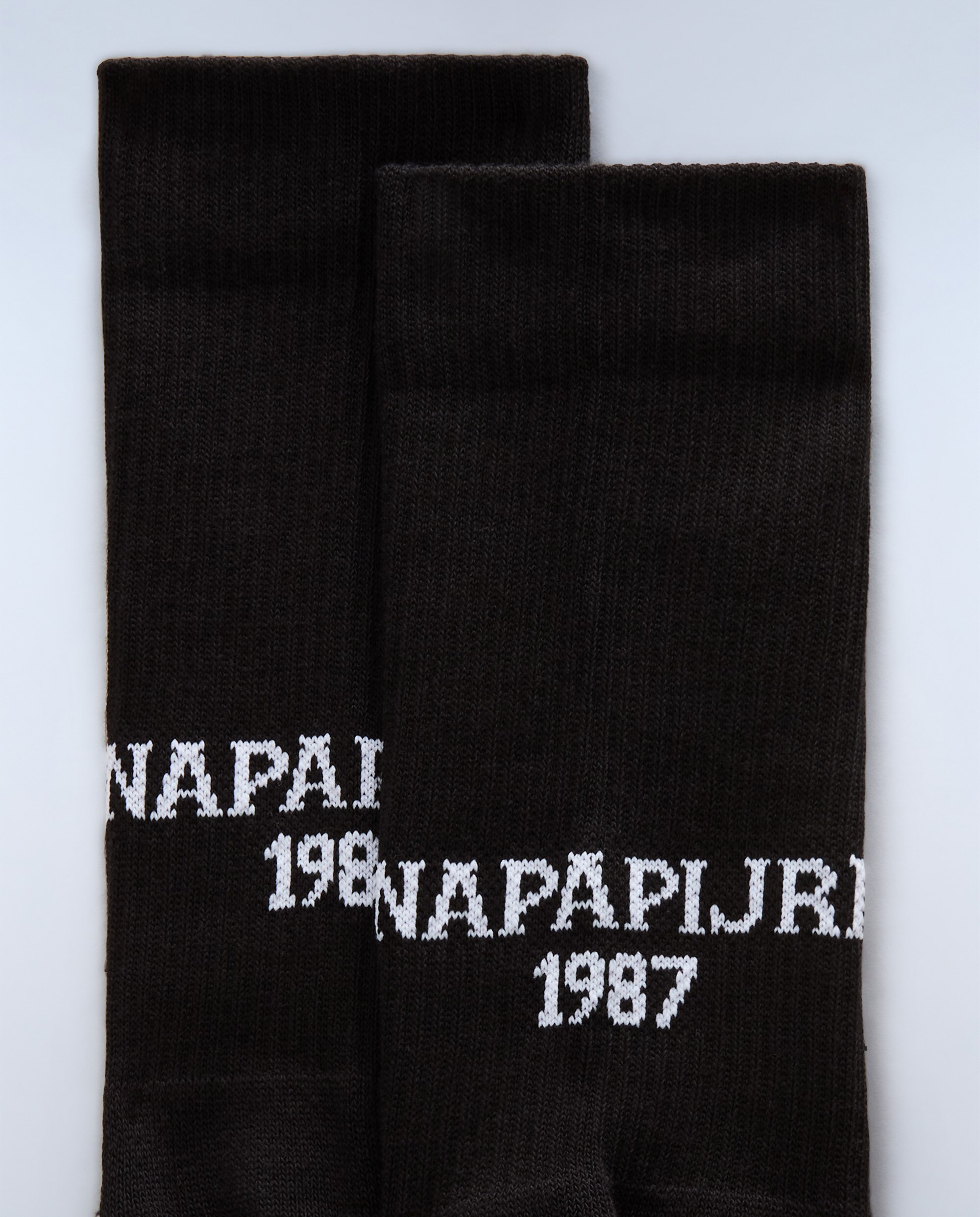 Calcetines altos atlas con logo napapijri trasero pack de dos pares - Naranja Naranja-3