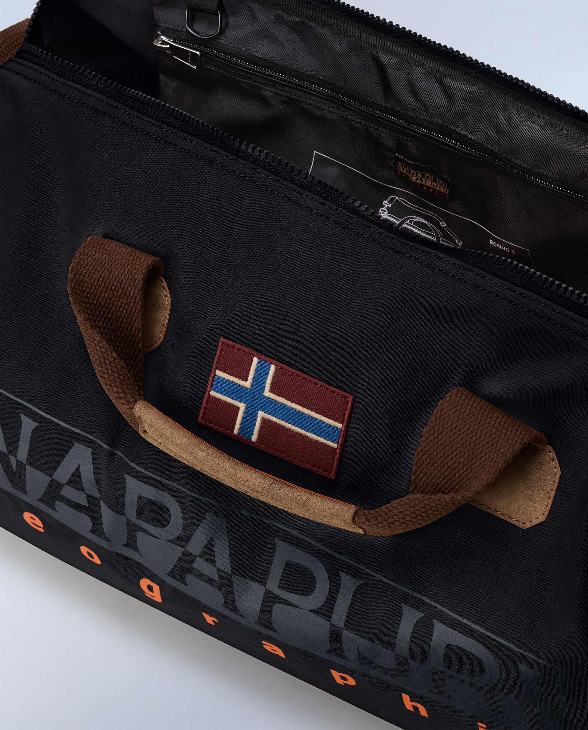 Imagen 5 de Bandolera duffle bering - Napapijri - 48 litros - Negro Negro