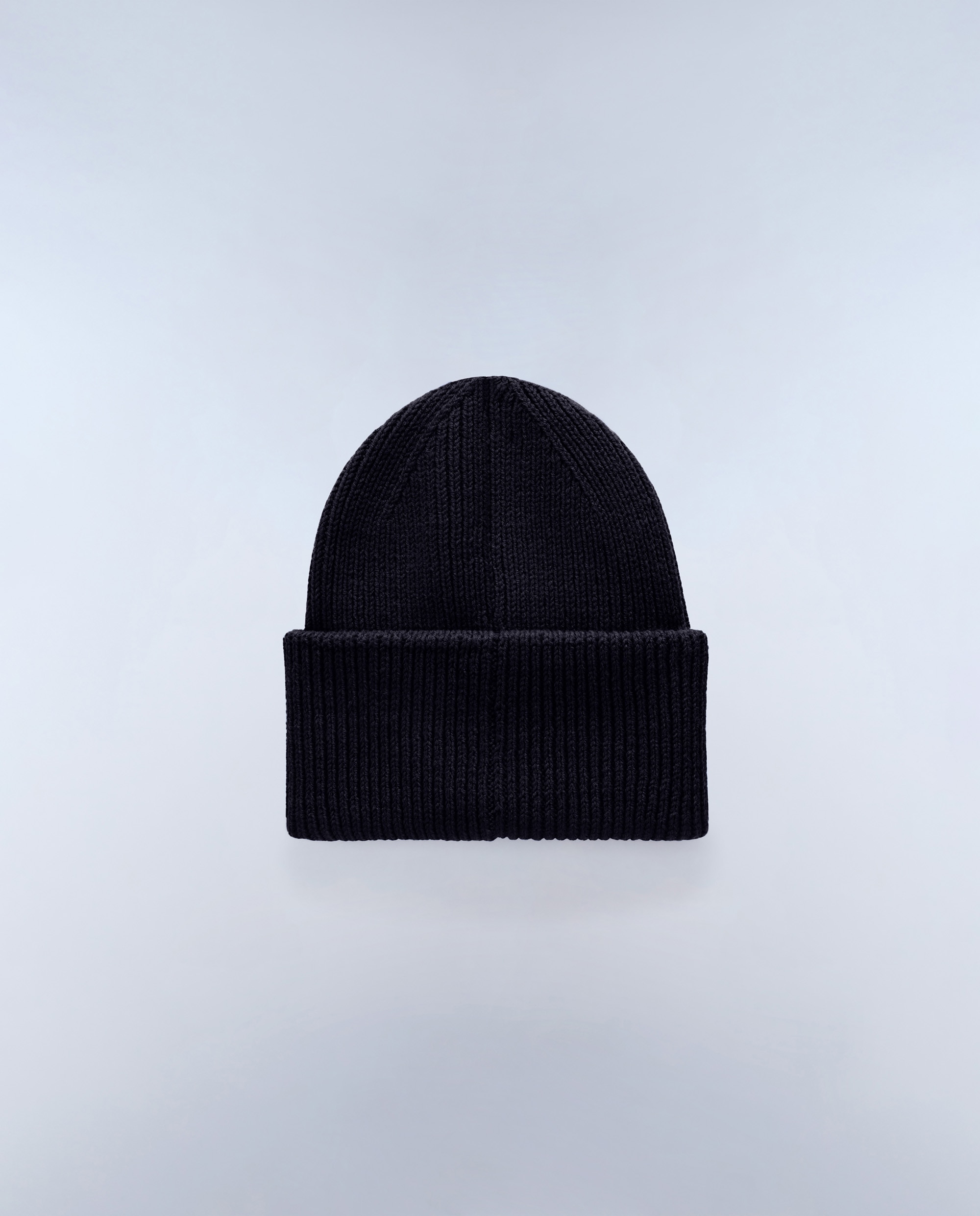 Gorro de hombre evei con bandera noruega de punto de canalé - Napapijri - Azul marino Azul marino-3