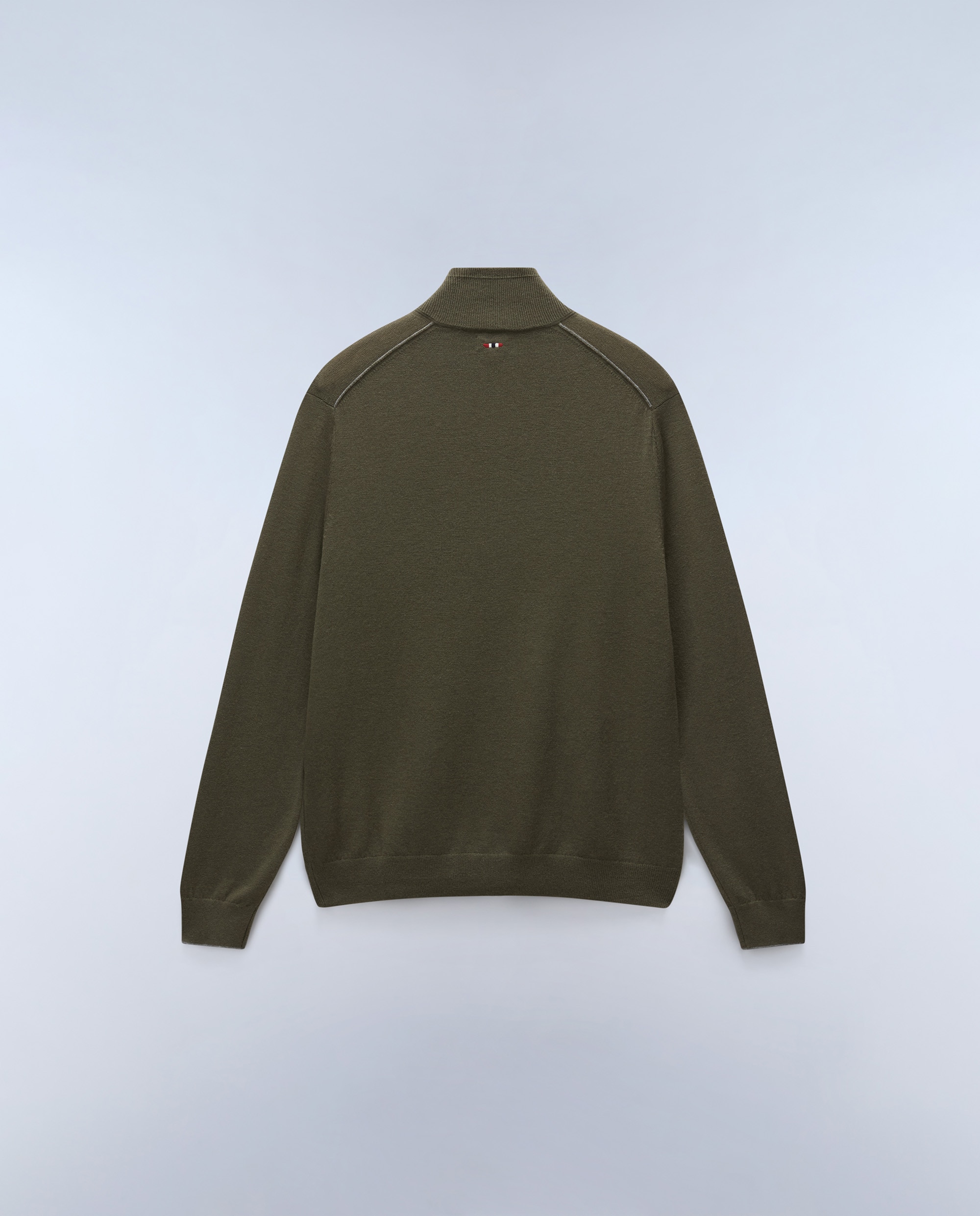 Chaqueta de punto de hombre damavand fz 4 con cremallera - Napapijri - Verde Oliva Verde Oliva-4