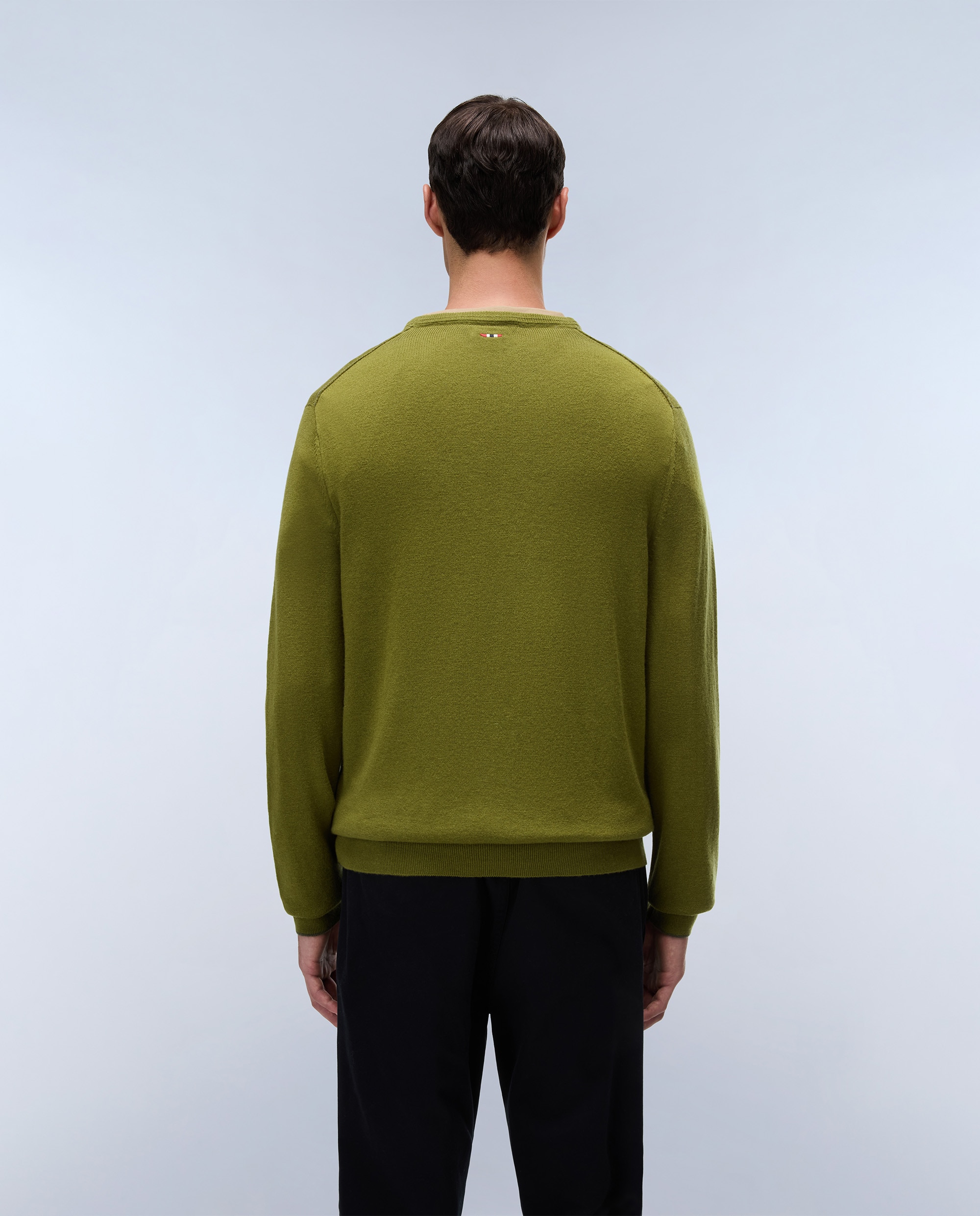 Jersey de hombre damavand c 4 de cuello redondo - Napapijri - Verde claro / Pistacho Verde claro / Pistacho-2