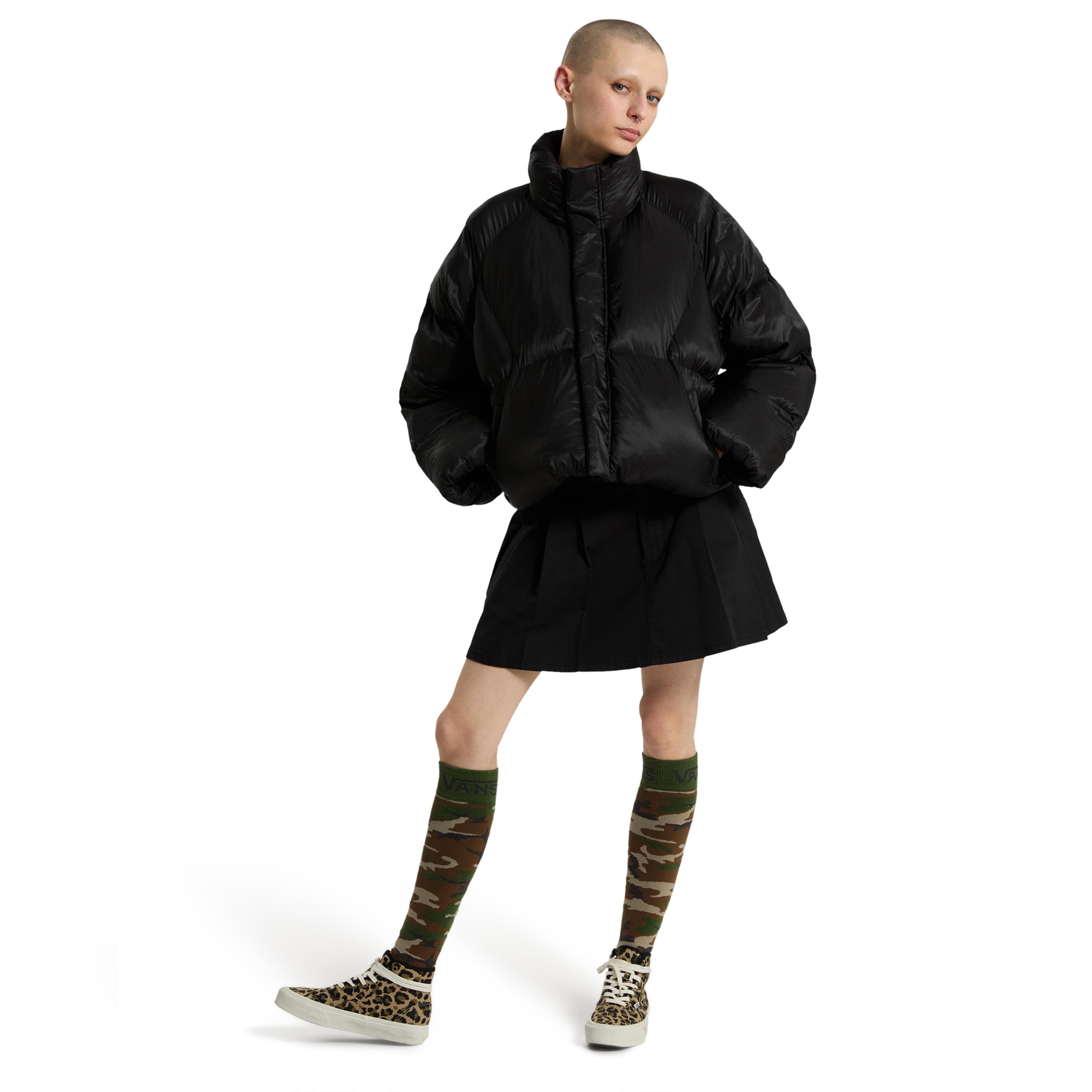 Imagen 4 de Chaqueta de mujer Puffer Vans - Negro Negro