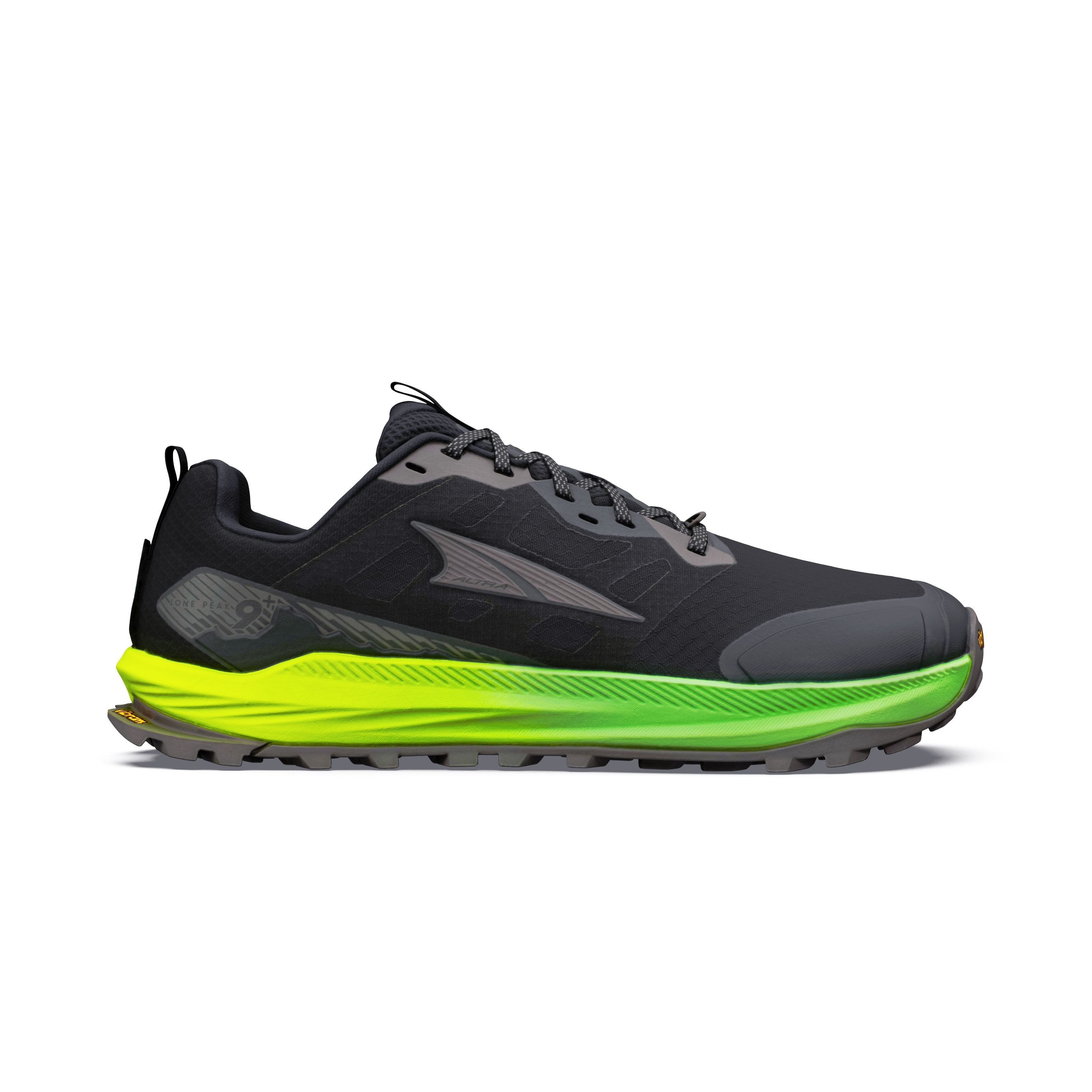 Imagen 1 de Zapatilla de trail running de hombre Lone Peak 9+ Altra - Negro / Verde Flúor Negro / Verde Flúor