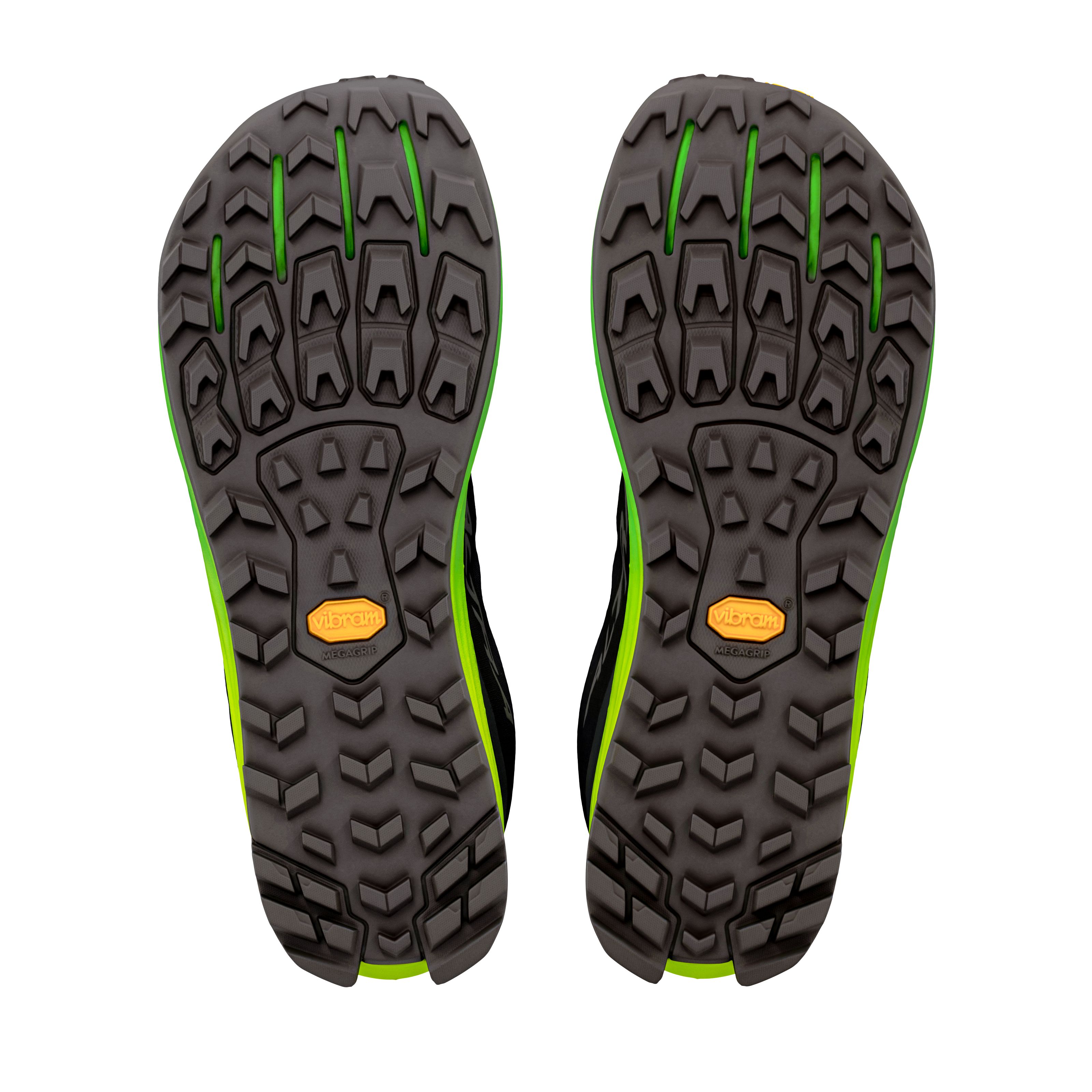 Imagen 4 de Zapatilla de trail running de hombre Lone Peak 9+ Altra - Negro / Verde Flúor Negro / Verde Flúor