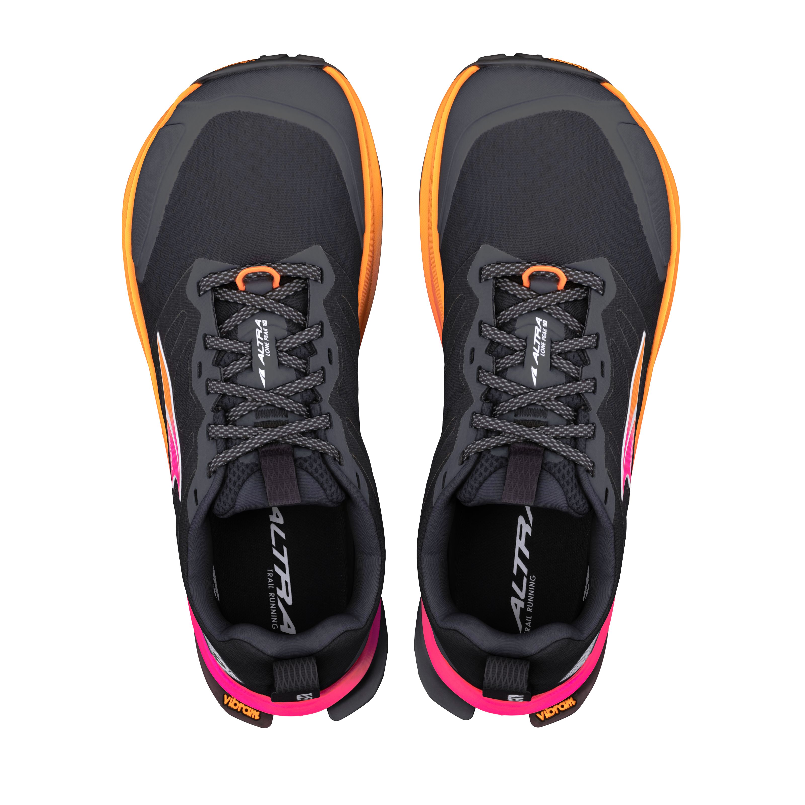 Imagen 2 de Zapatillas de trail running de mujer Lone Peak 9+ Altra - Negro / Rosa Negro / Rosa