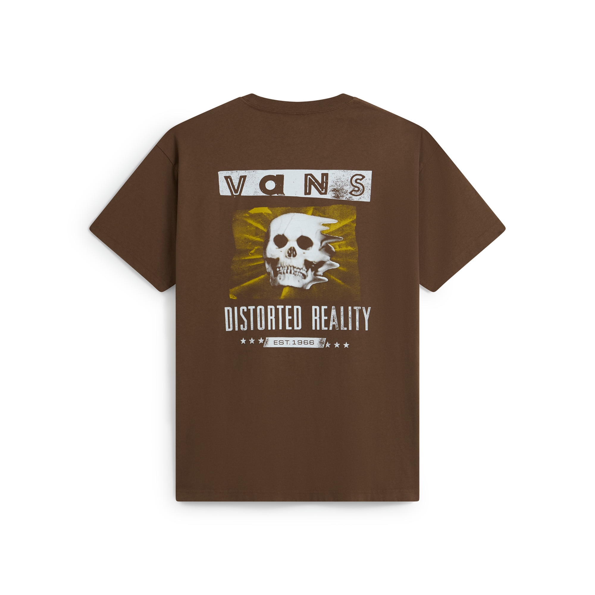 Imagen 2 de Camiseta de hombre Distorted Reality SS Tee Vans - Marrón chocolate Marrón chocolate