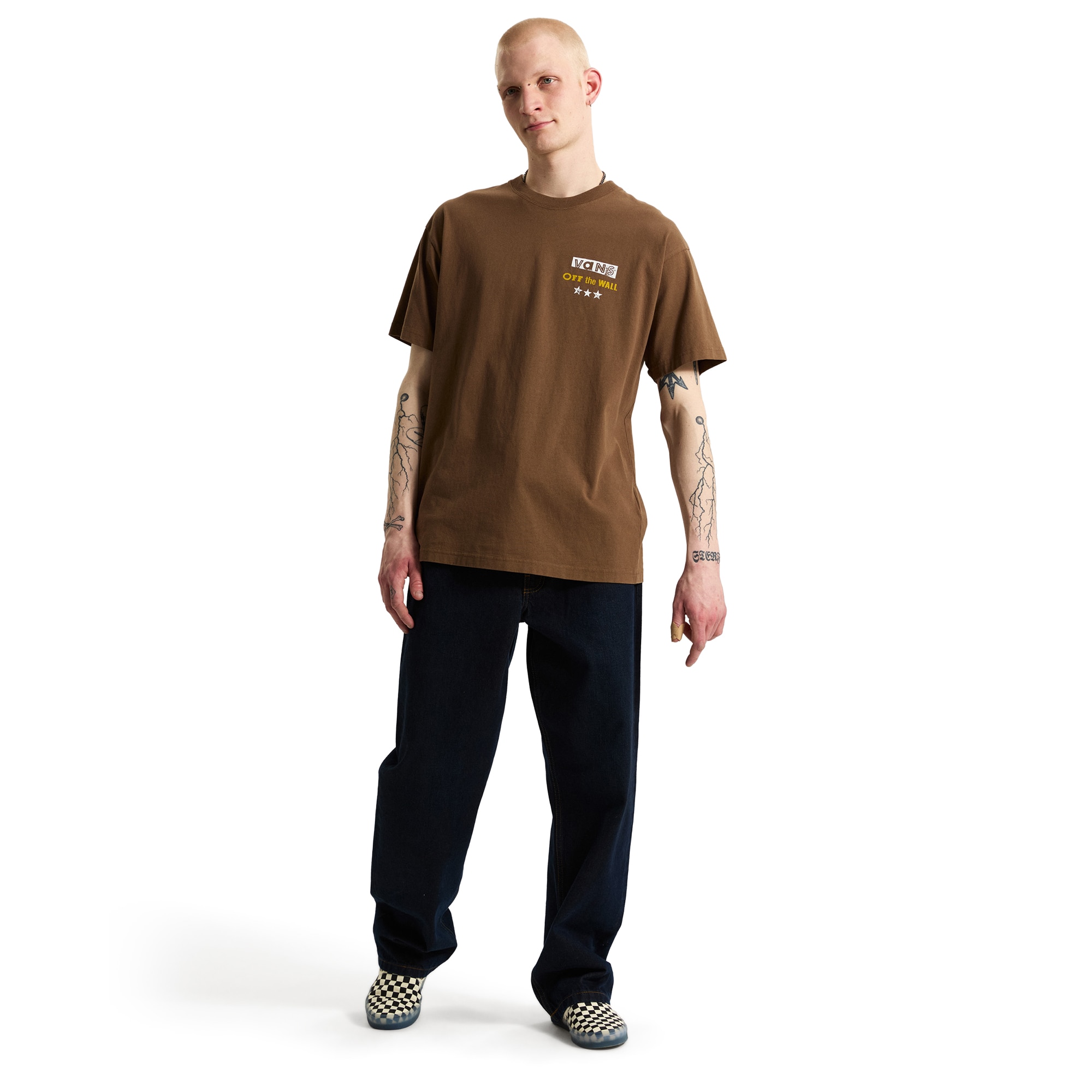 Imagen 4 de Camiseta de hombre Distorted Reality SS Tee Vans - Marrón chocolate Marrón chocolate