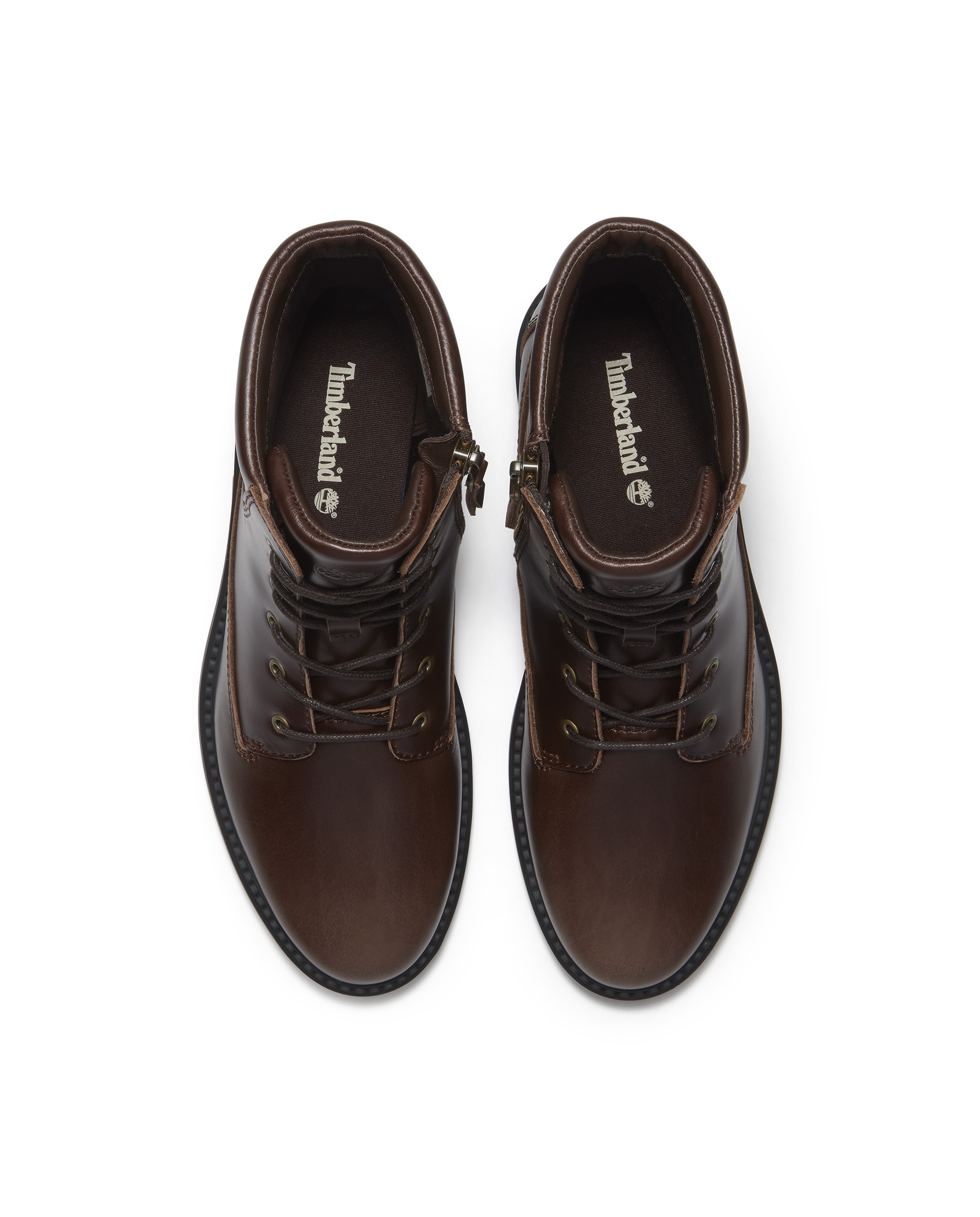 Botas de mujer en cuero premium impermeables - Timberland - Marrón oscuro Marrón oscuro-2