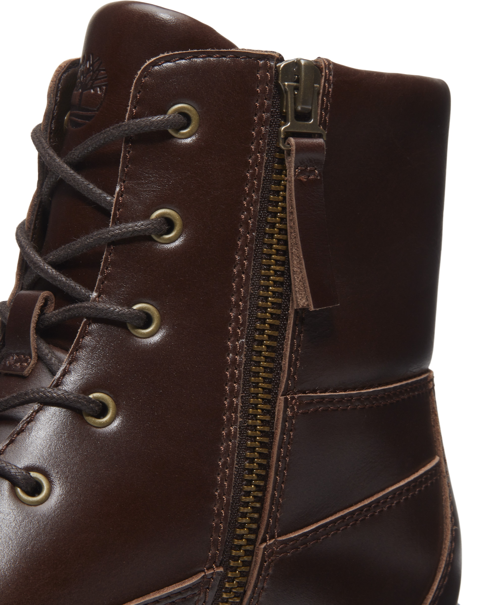 Botas de mujer en cuero premium impermeables - Timberland - Marrón oscuro Marrón oscuro-5