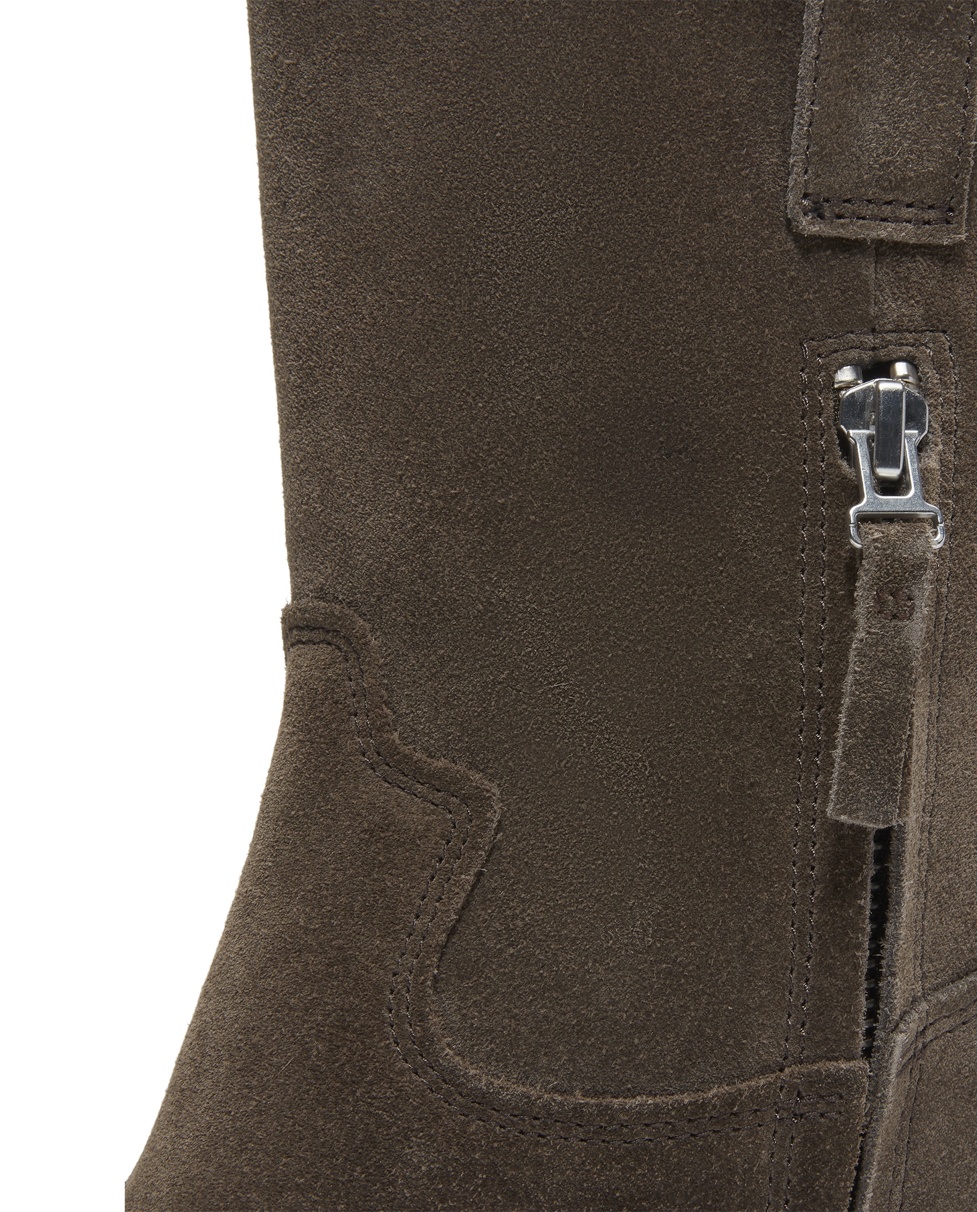 Botines con cremallera lateral de mujer en cuero premium - Timberland - Marrón oscuro Marrón oscuro-6