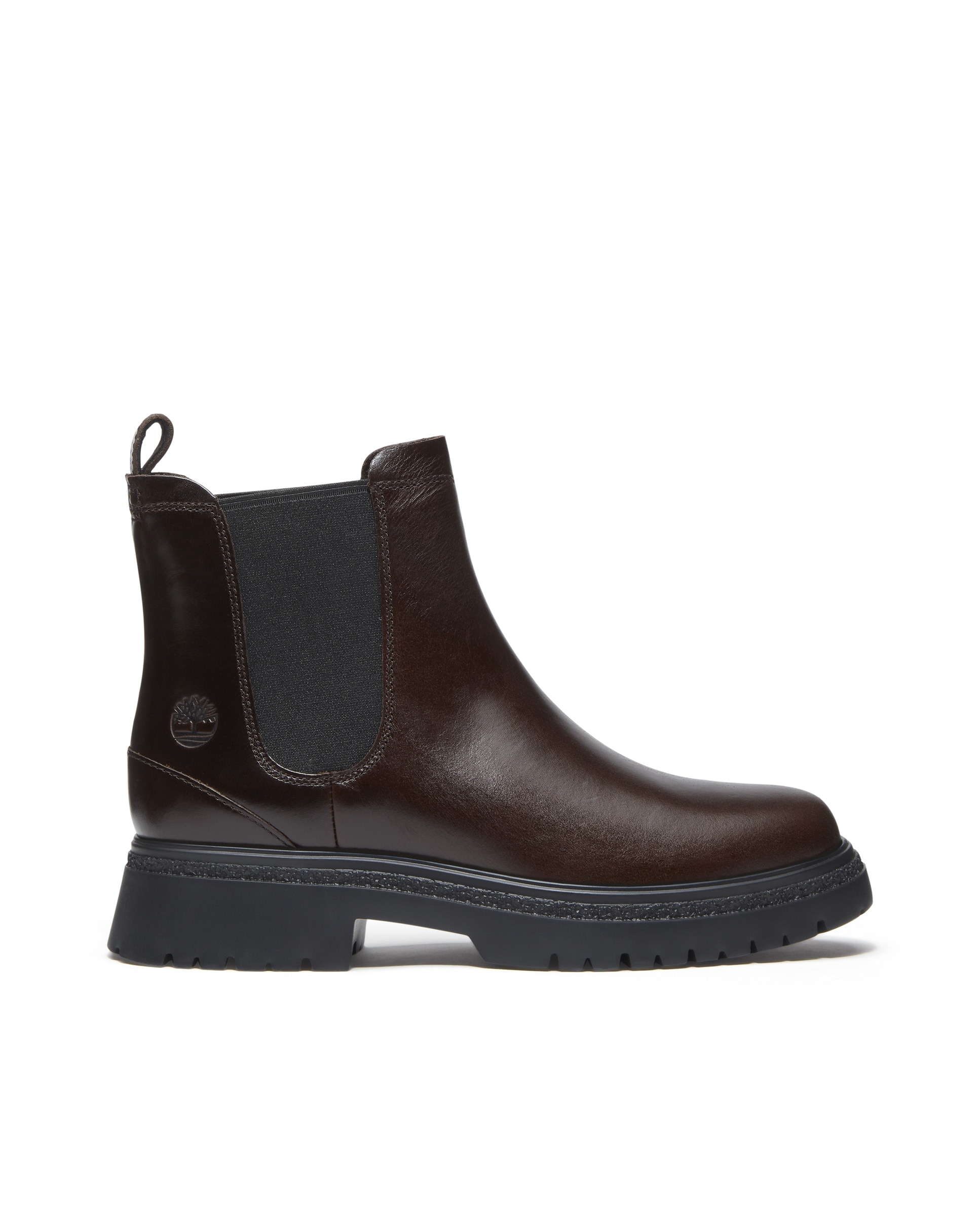 Imagen 0 de Botas chelsea de mujer en cuero premium Marrón oscuro