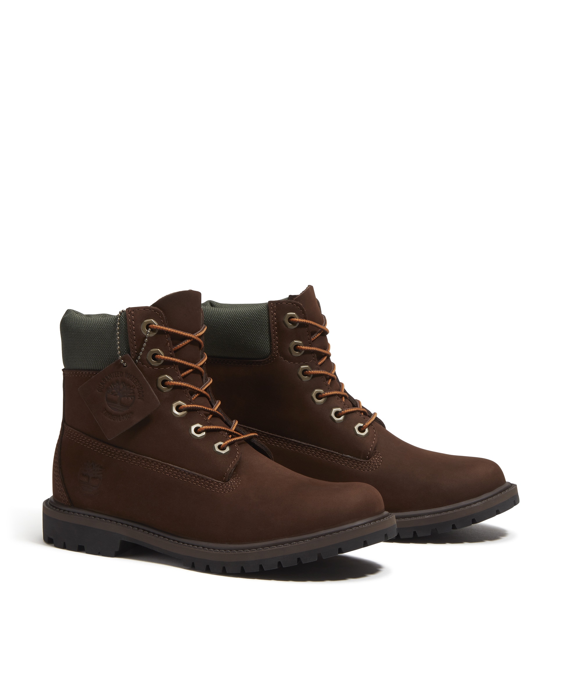 Botas impermeables de mujer en cuero premium - Timberland - Marrón oscuro Marrón oscuro-3