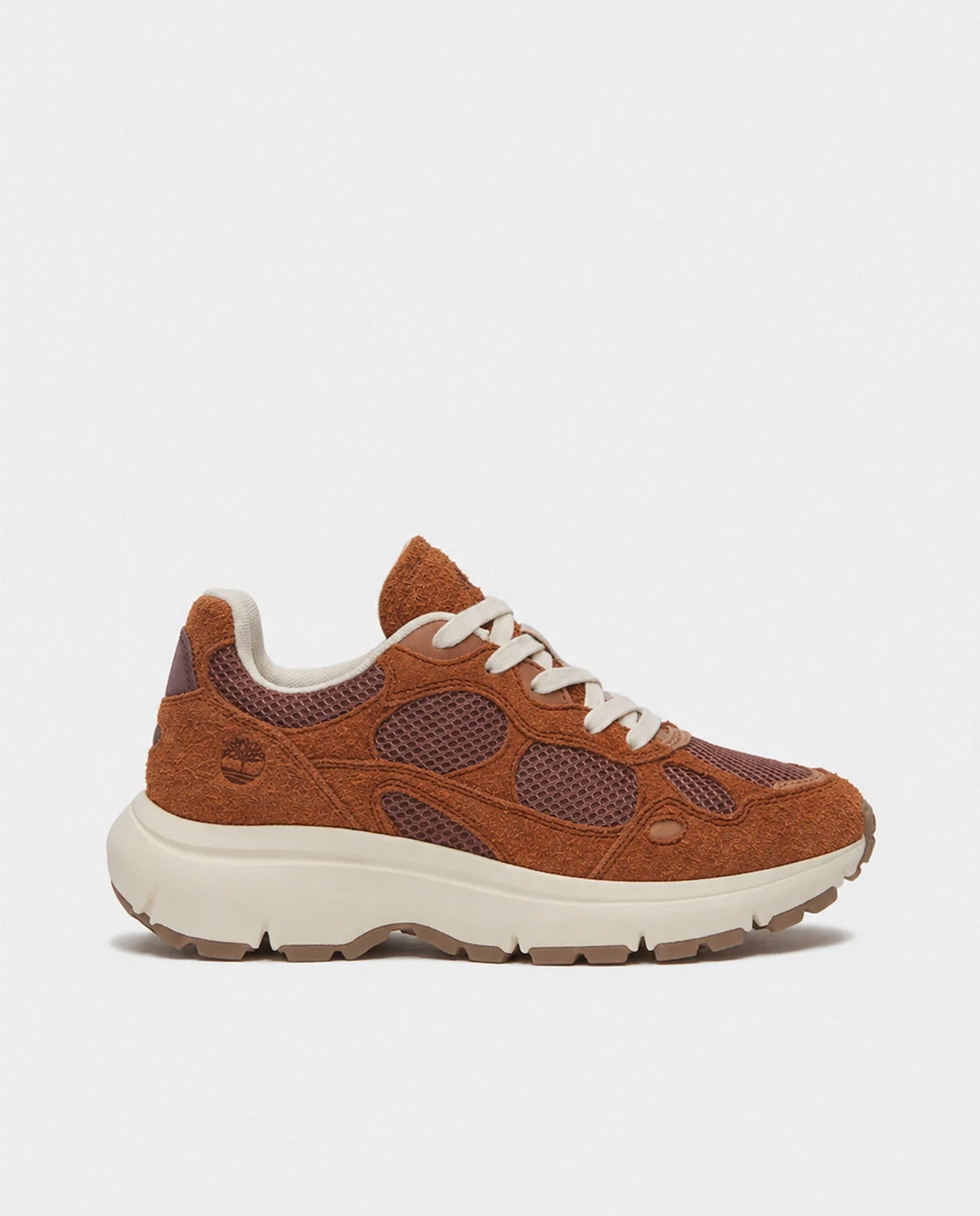 Zapatillas deportivas de mujer de piel premium con cordones - Timberland - Marrón Marrón-1