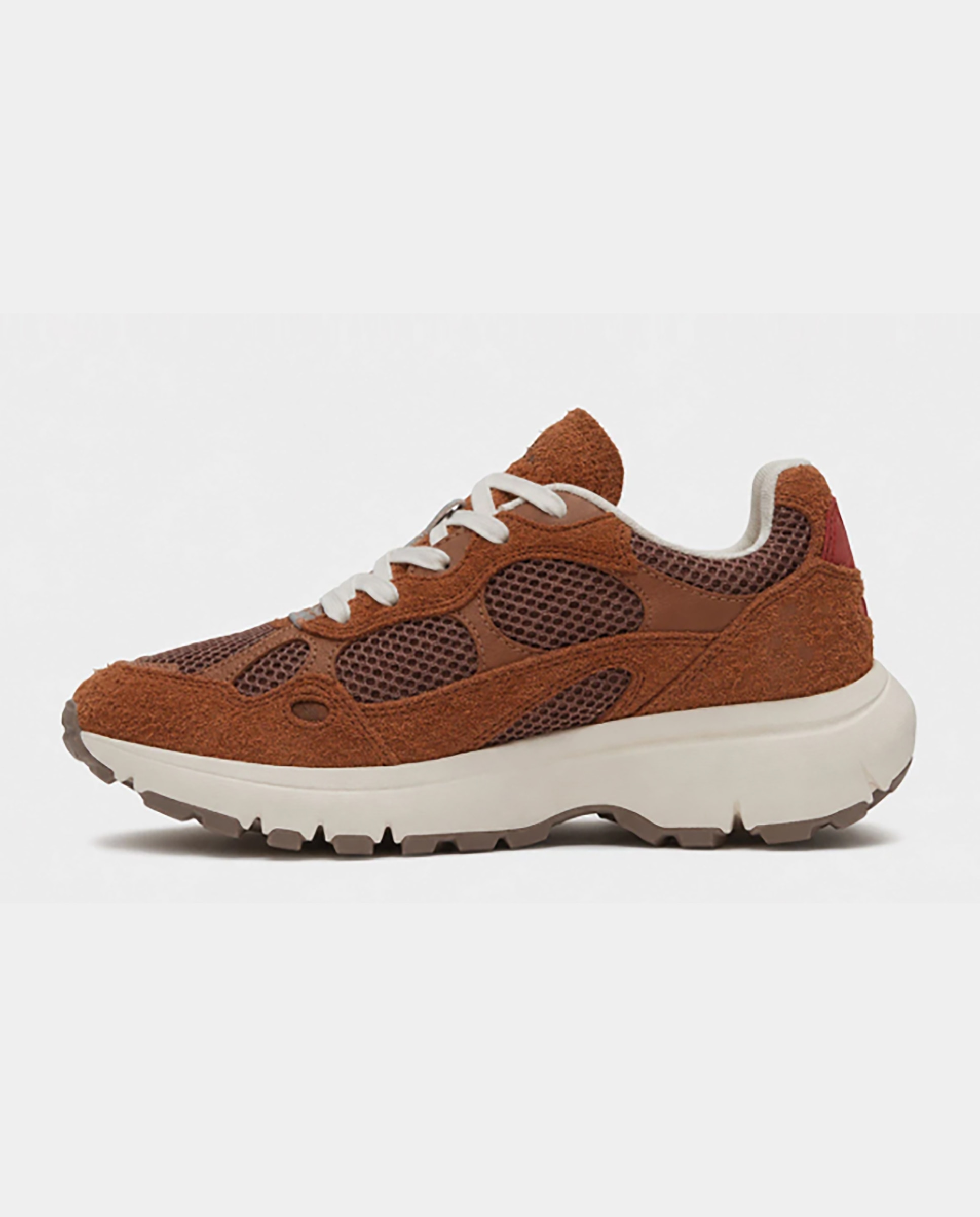 Zapatillas deportivas de mujer de piel premium con cordones - Timberland - Marrón Marrón-5