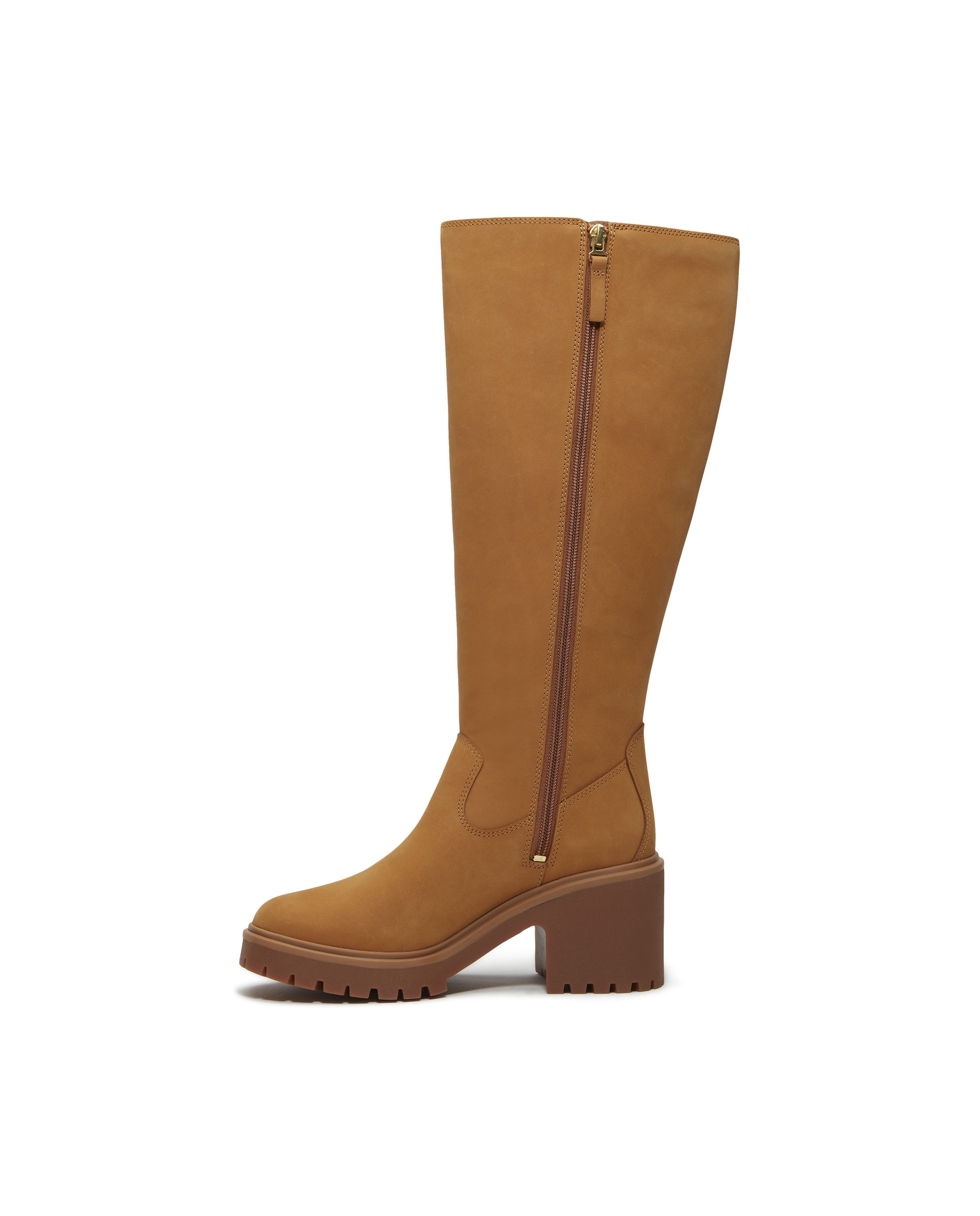 Imagen 0 de Botines con cremallera de mujer en cuero premium Amarillo