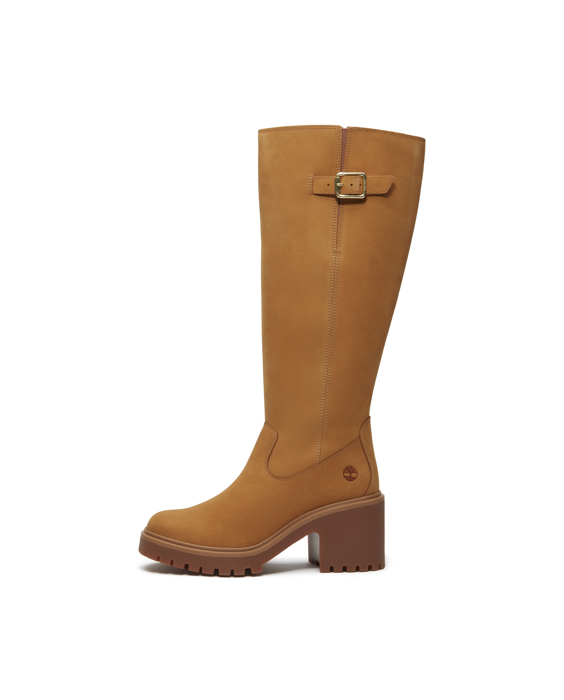 Botines con cremallera de mujer en cuero premium - Timberland - Amarillo Amarillo-7