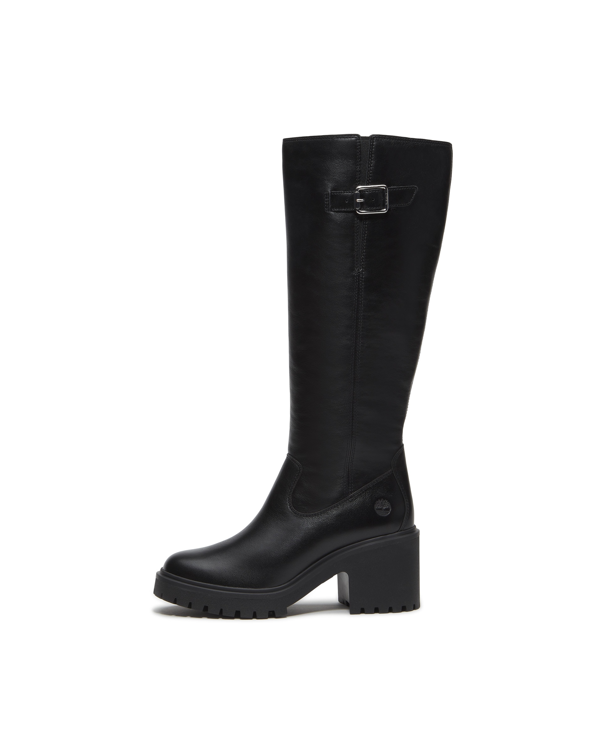 Botines con cremallera de mujer en cuero premium - Timberland - Negro Negro-7