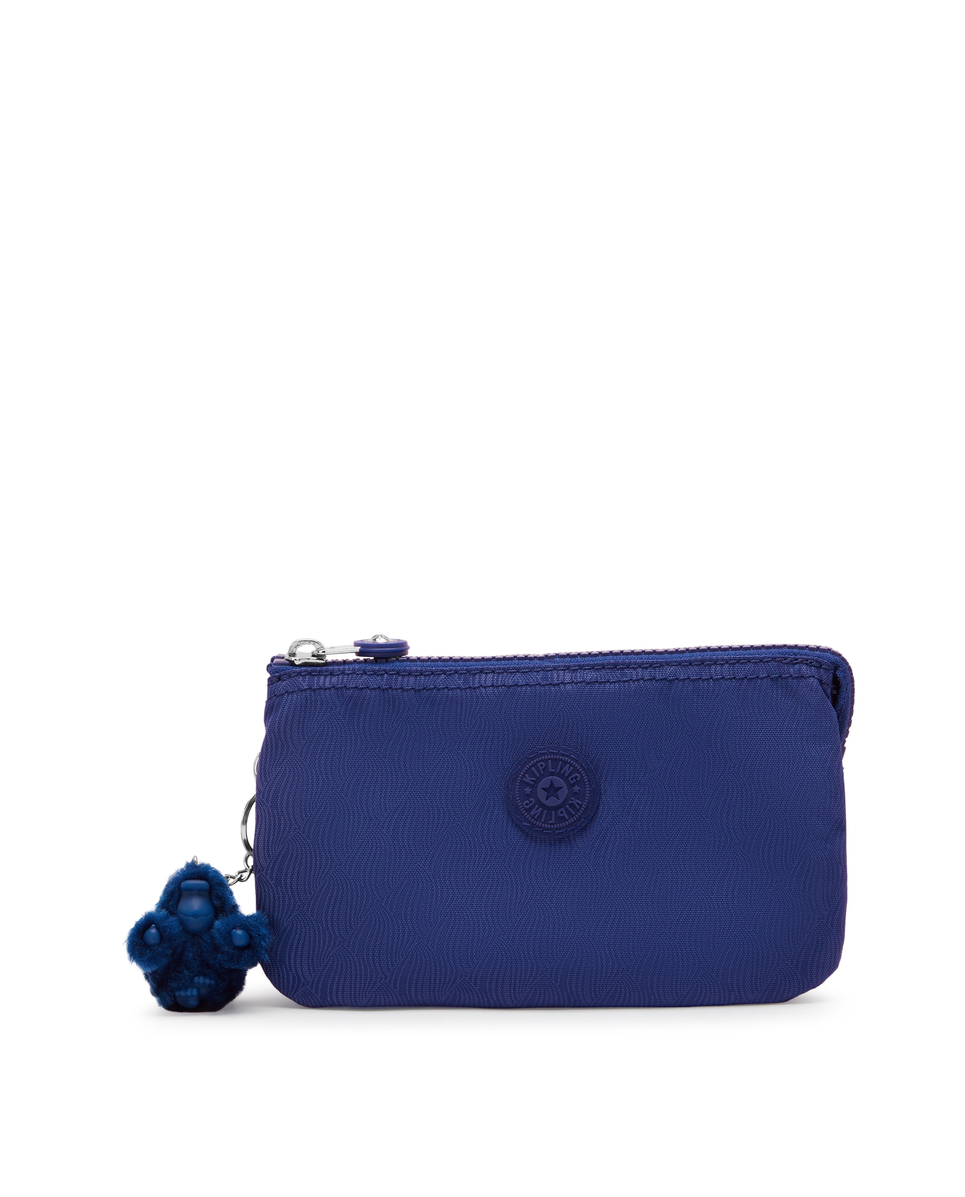 Monedero grande de mujer con cremallera y llavero - Kipling - Azul índigo Azul índigo-1