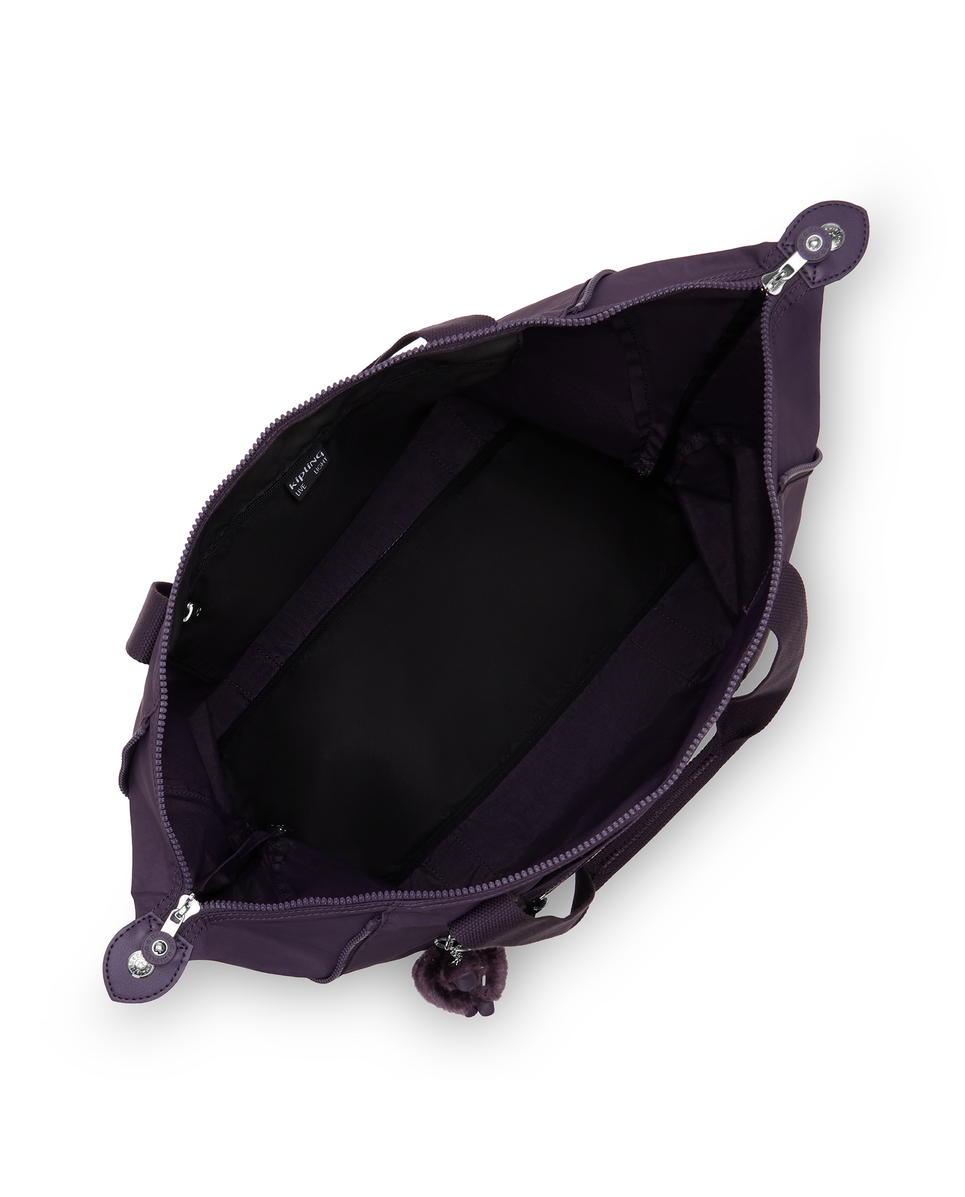 Shopper art m de viaje con funda para carrito - Kipling - Berenjena Berenjena-2