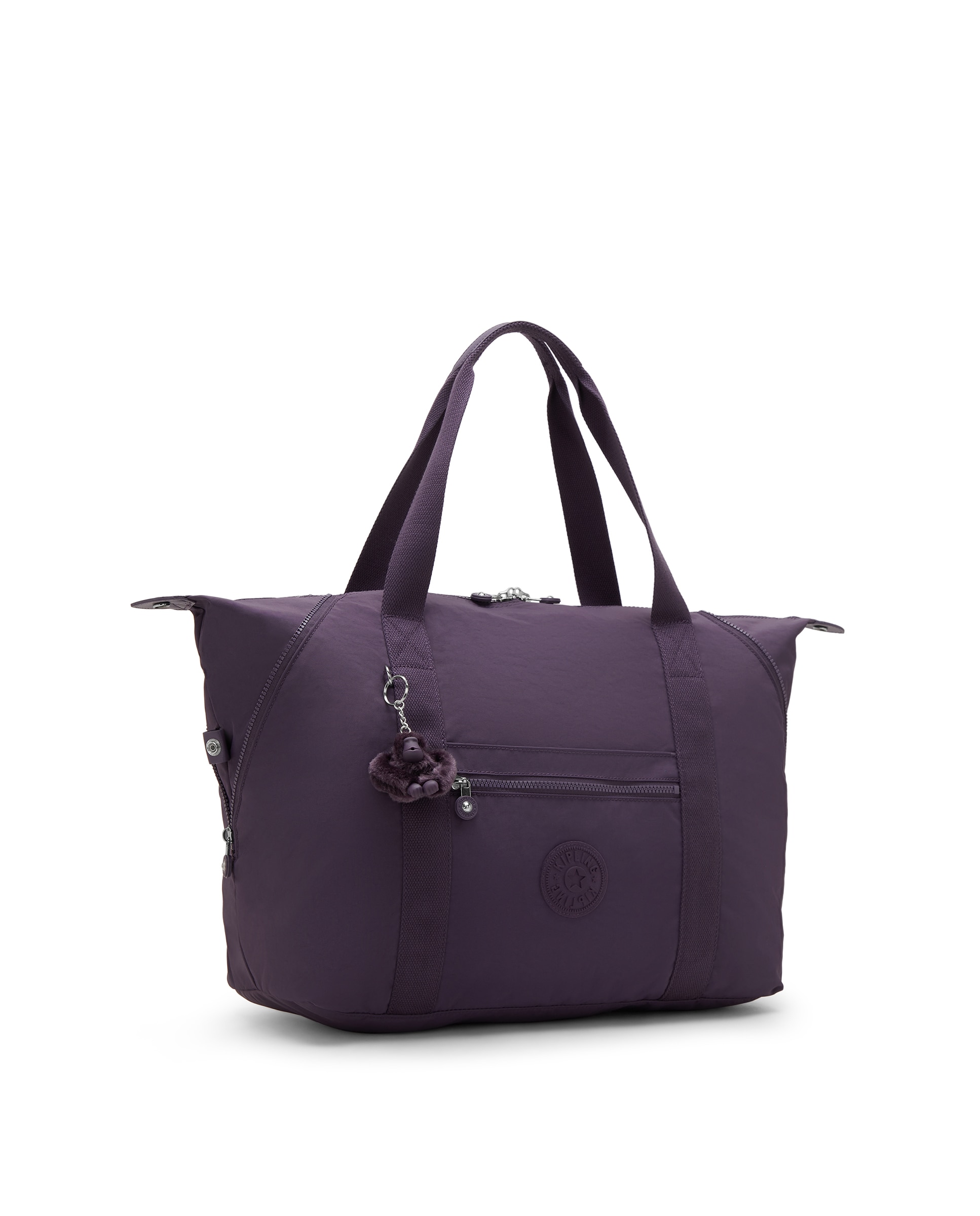 Shopper art m de viaje con funda para carrito - Kipling - Berenjena Berenjena-4