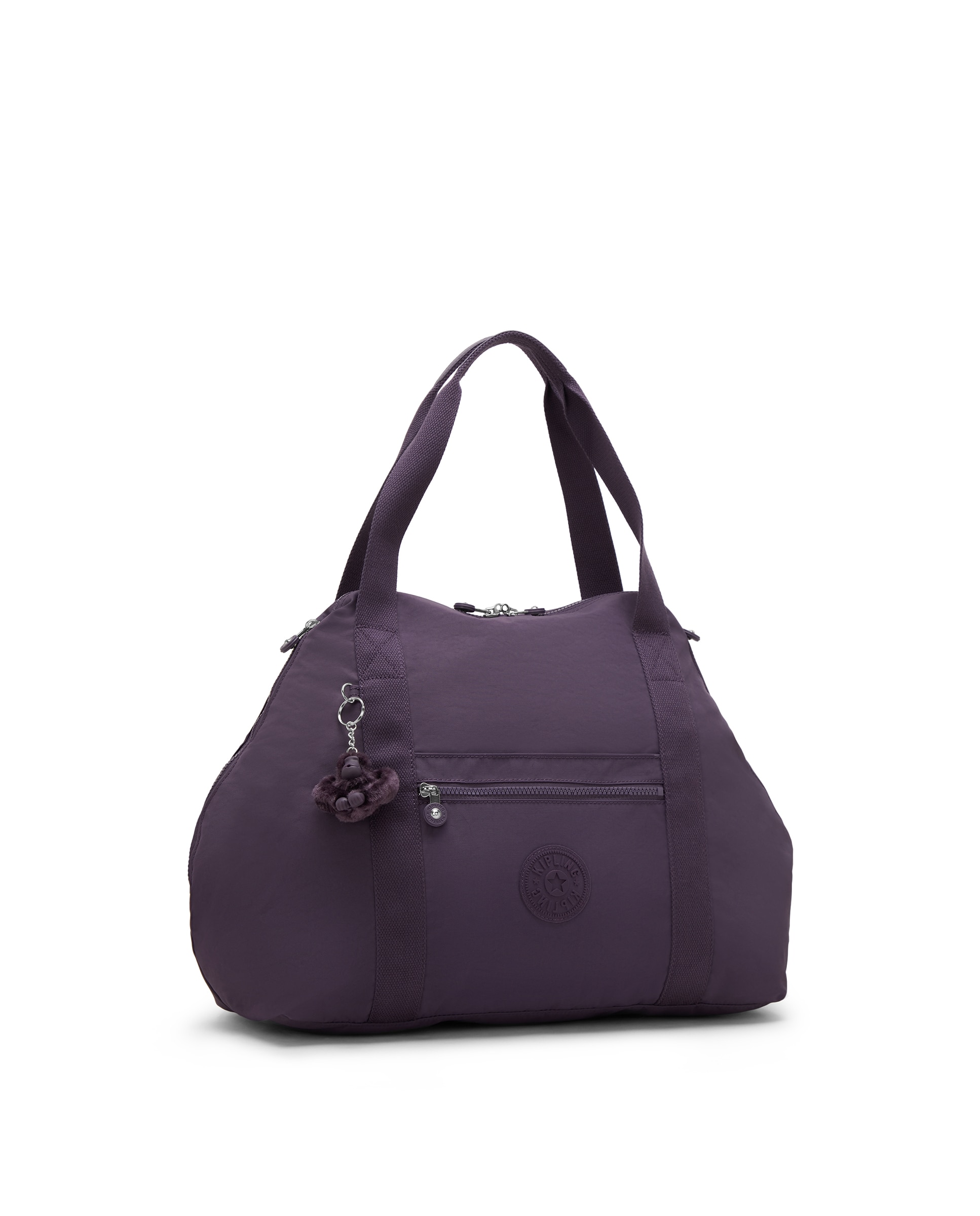 Shopper art m de viaje con funda para carrito - Kipling - Berenjena Berenjena-5